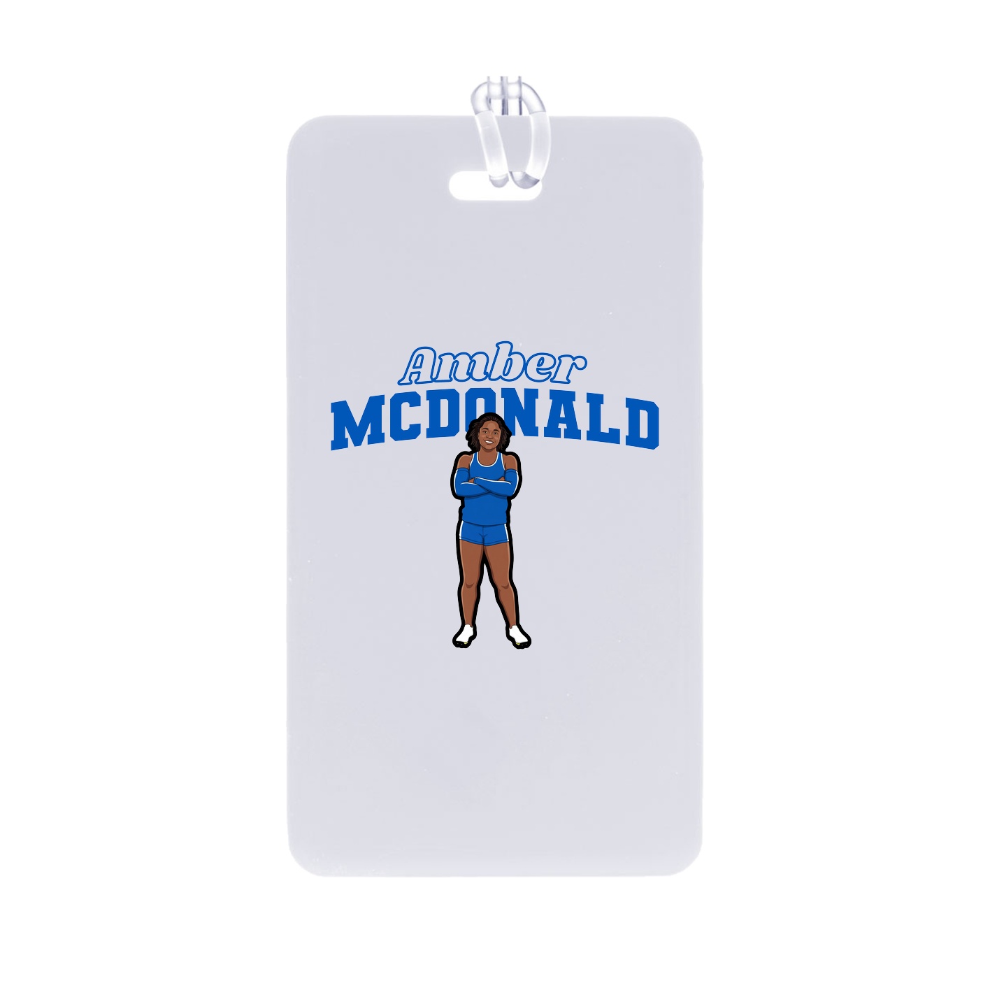 Bag Tag — Name Arch in Classic