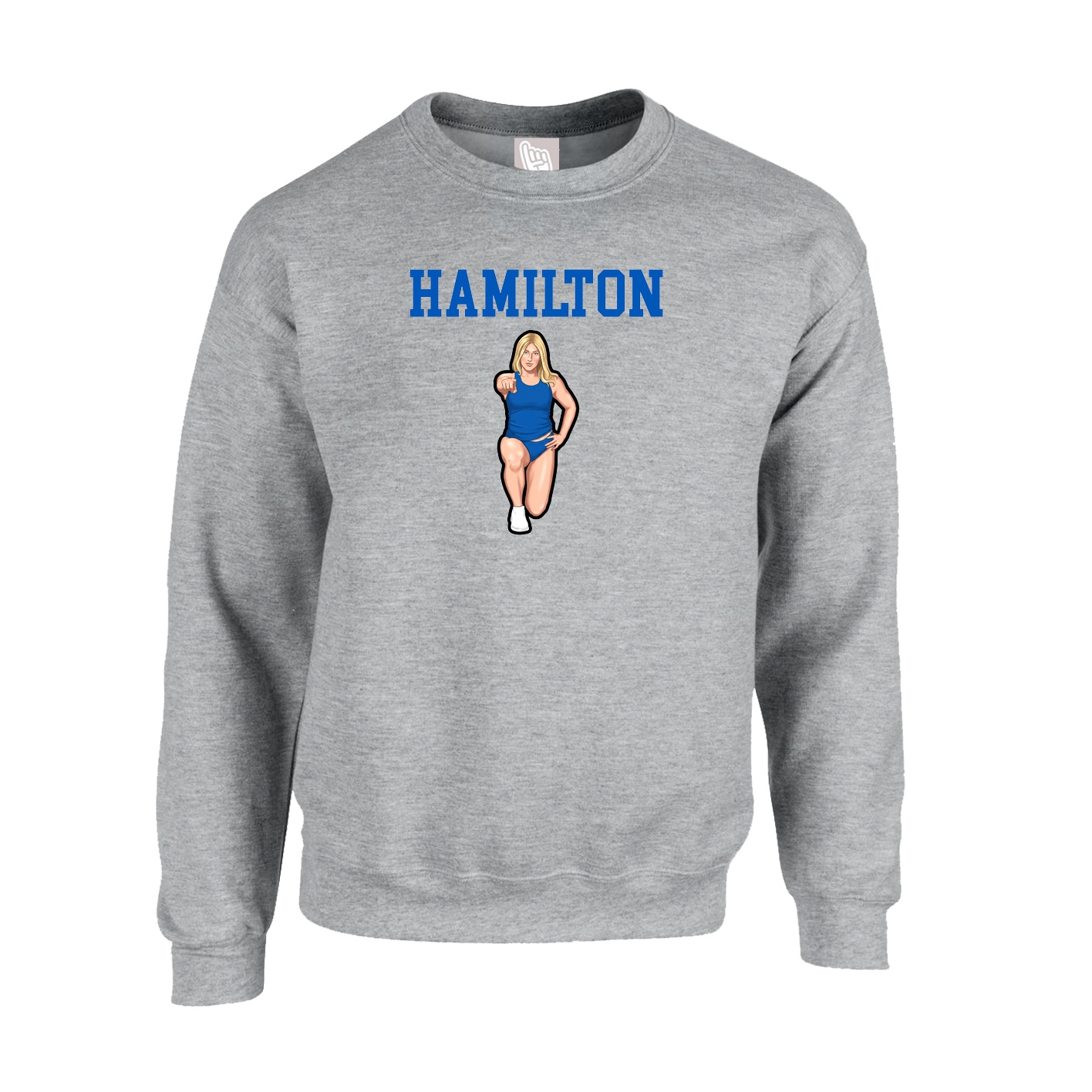 Fleece Crew — Shirsey in Grey