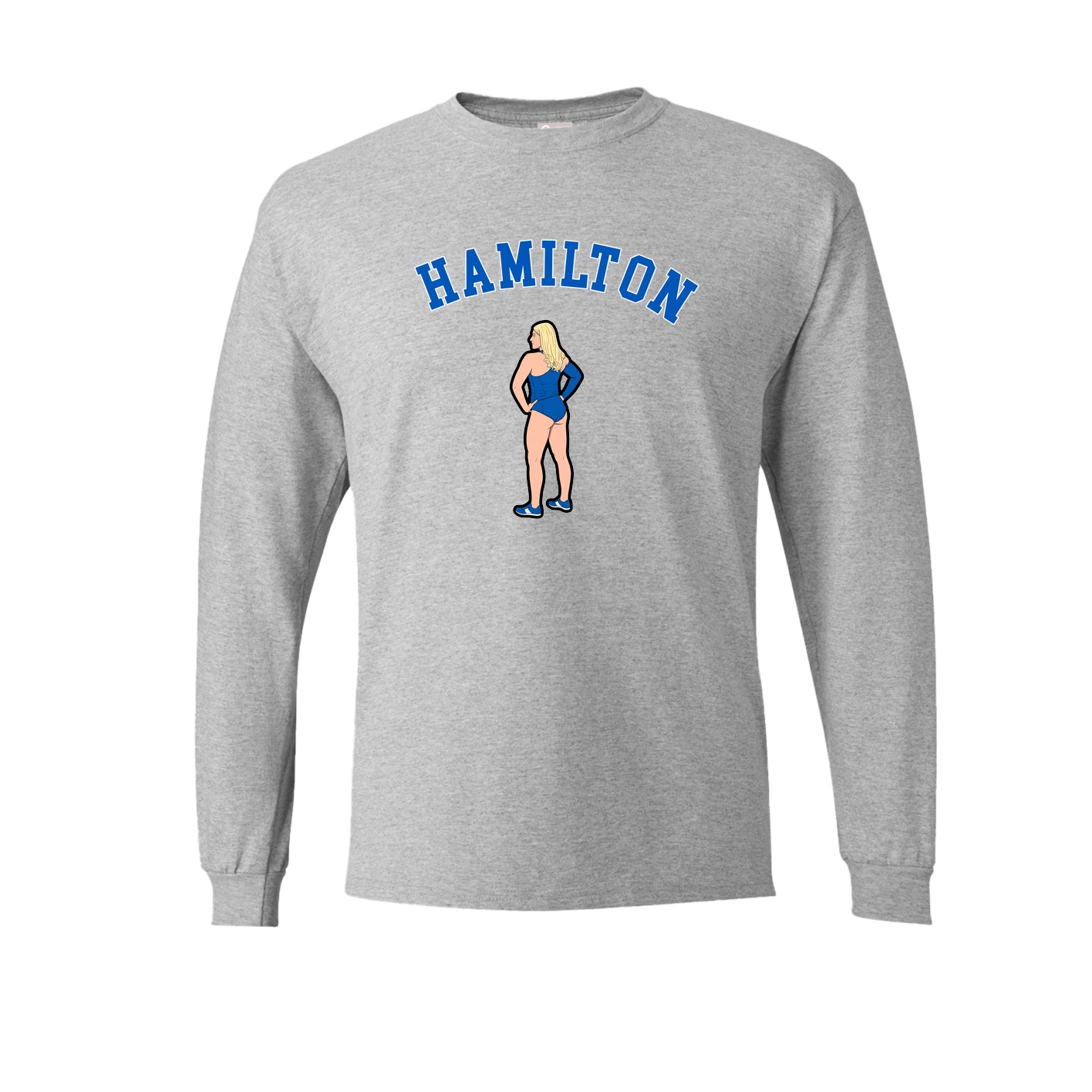 Long Sleeve Tee — Shirsey Arch in Grey