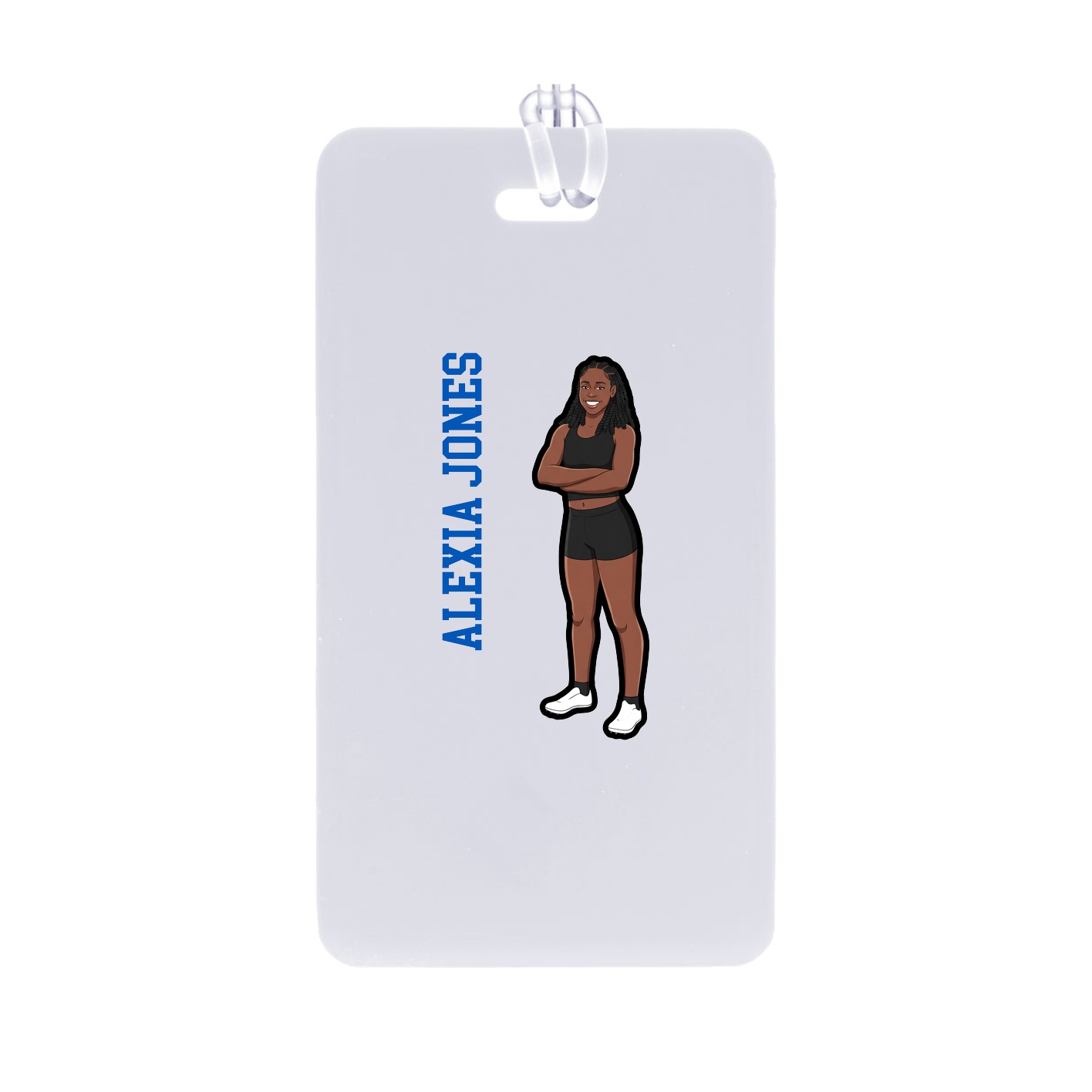 Bag Tag — Name Vertical in Classic