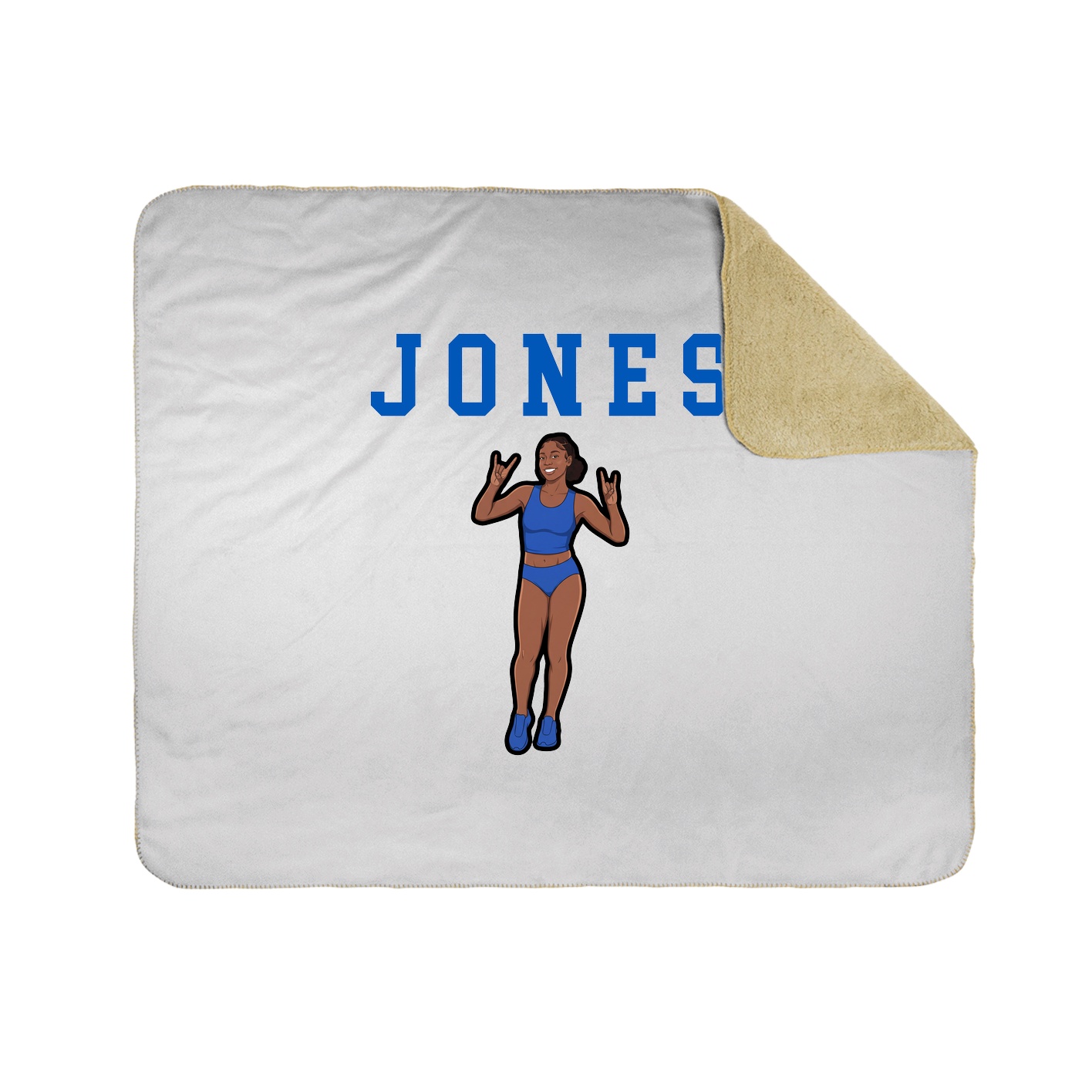 Throw Blanket — Shirsey in White
