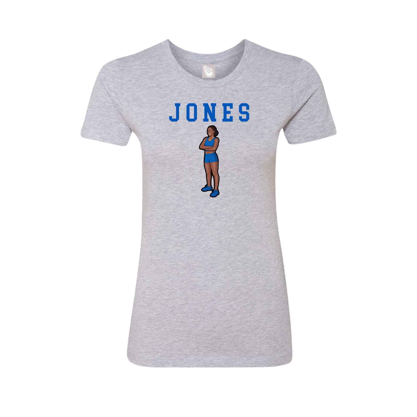 Fitted Women's Tee — Shirsey in Grey