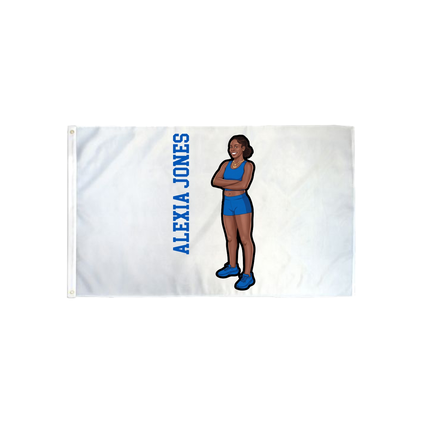 3x5 Flag — Name Vertical in Classic