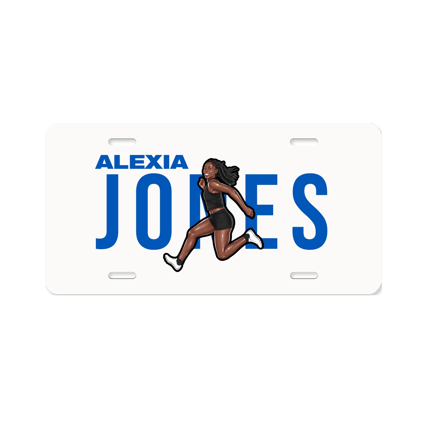License Plate — Player Name in Classic