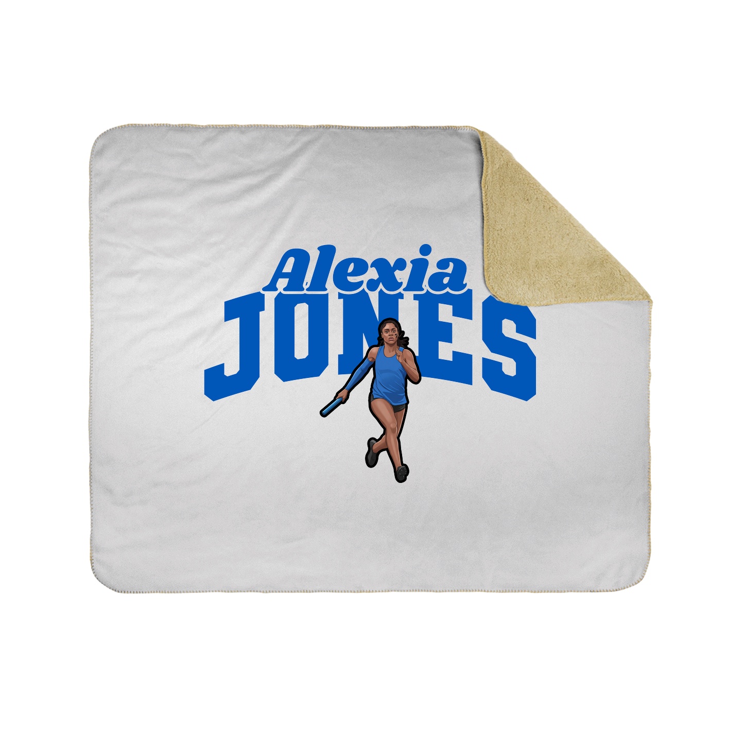 Throw Blanket — Signature Arch in White