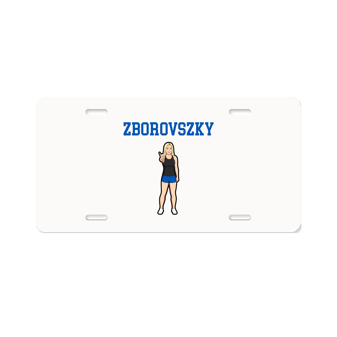 License Plate — Shirsey in Classic