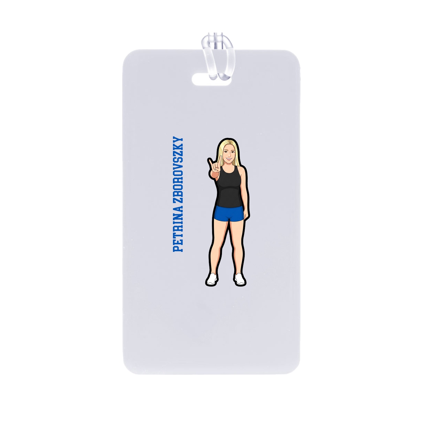 Bag Tag — Name Vertical in Classic