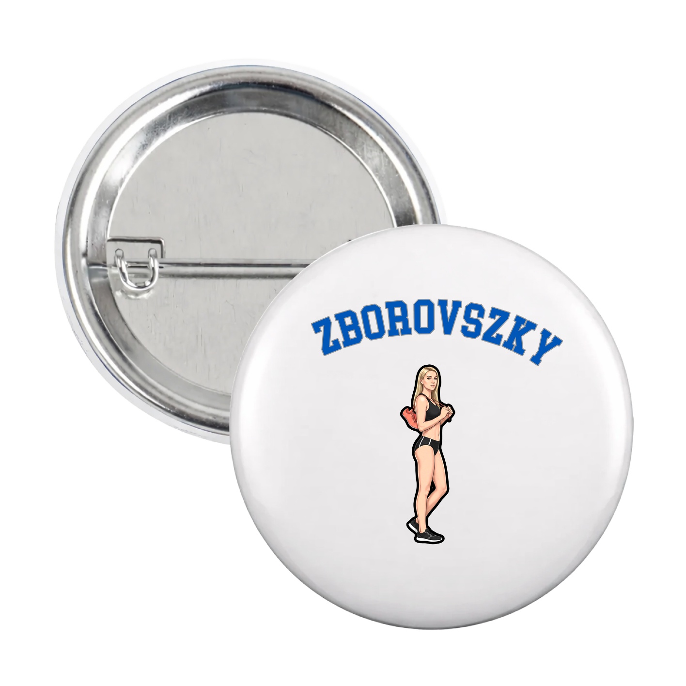 Game Day Button — Shirsey Arch in White
