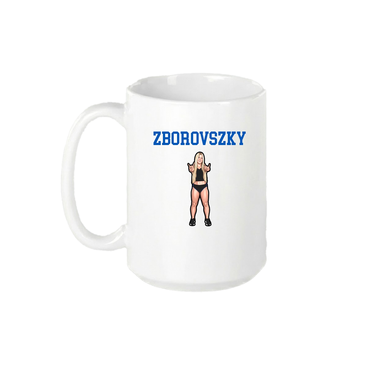 15oz Coffee Mug — Shirsey in White