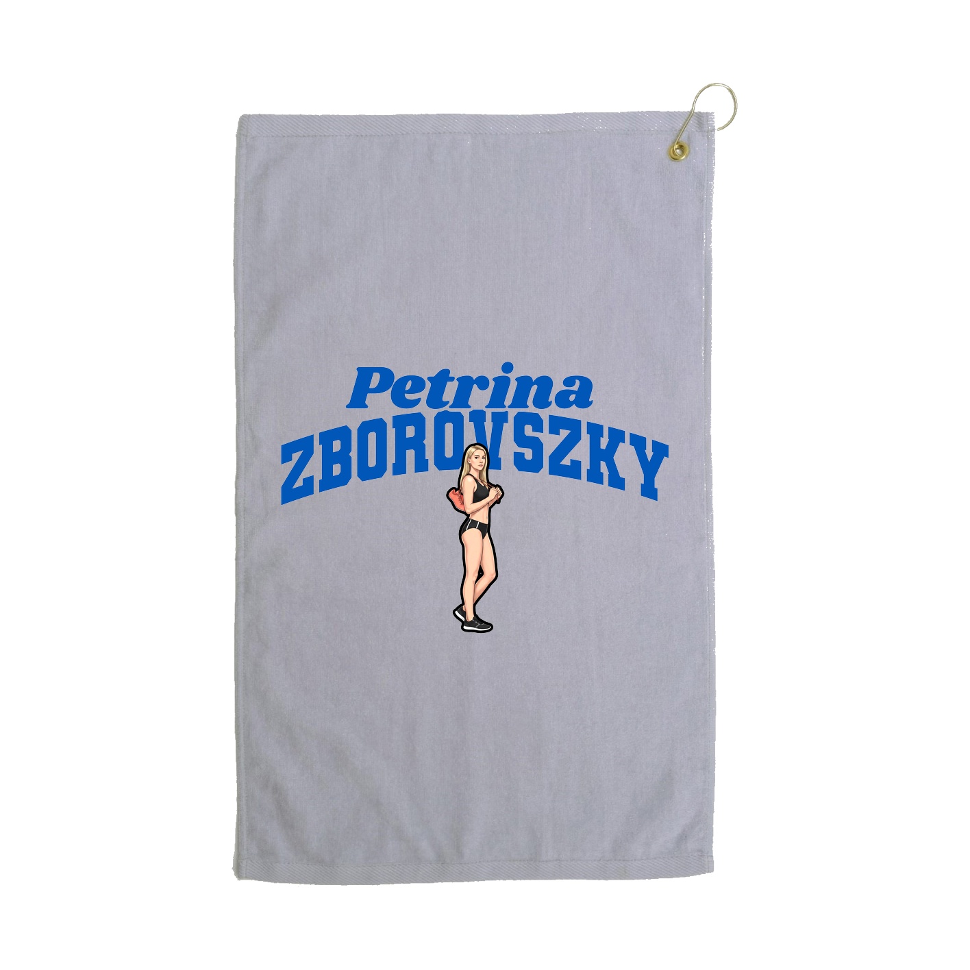 Golf Towel — Signature Arch in Grey