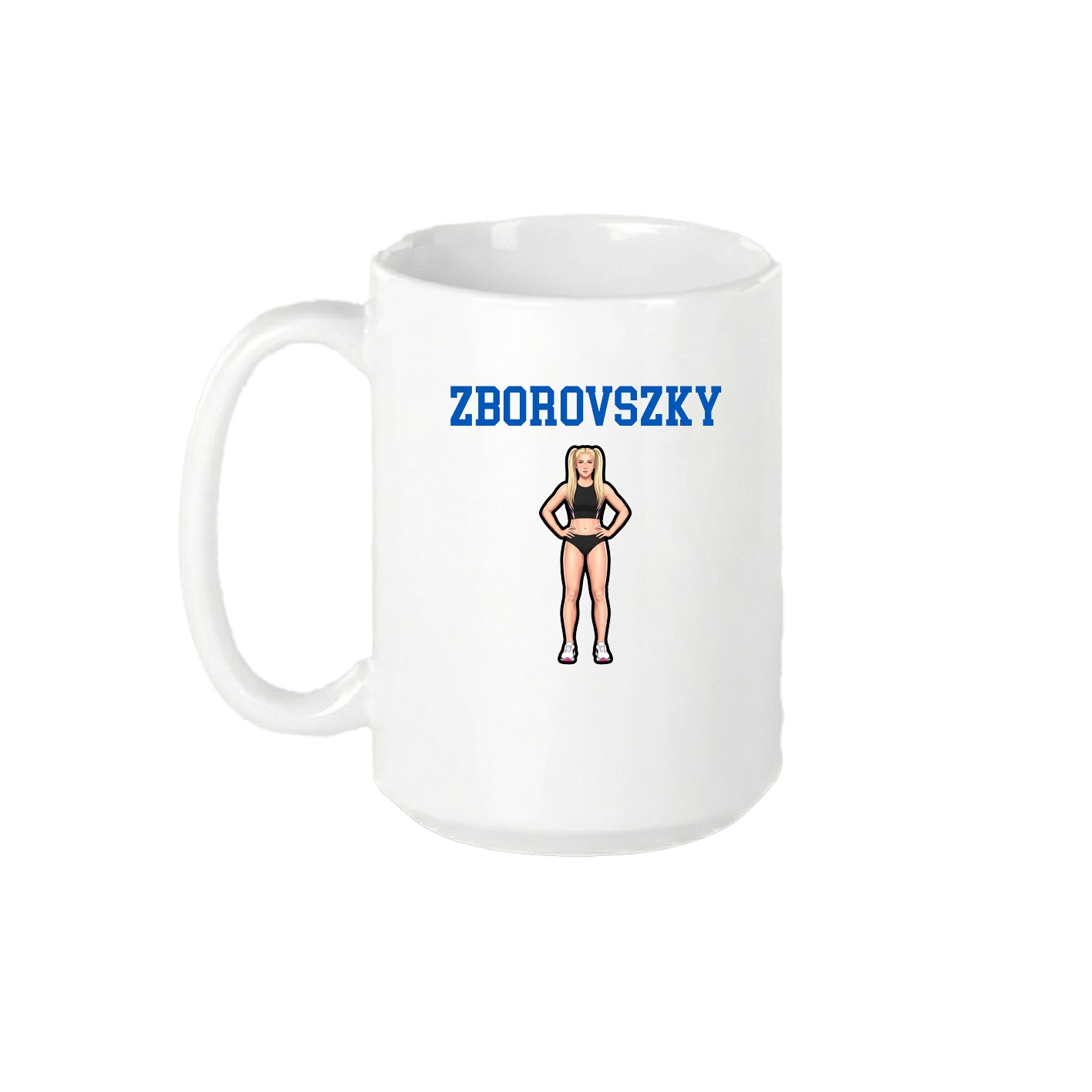 15oz Coffee Mug — Shirsey in White