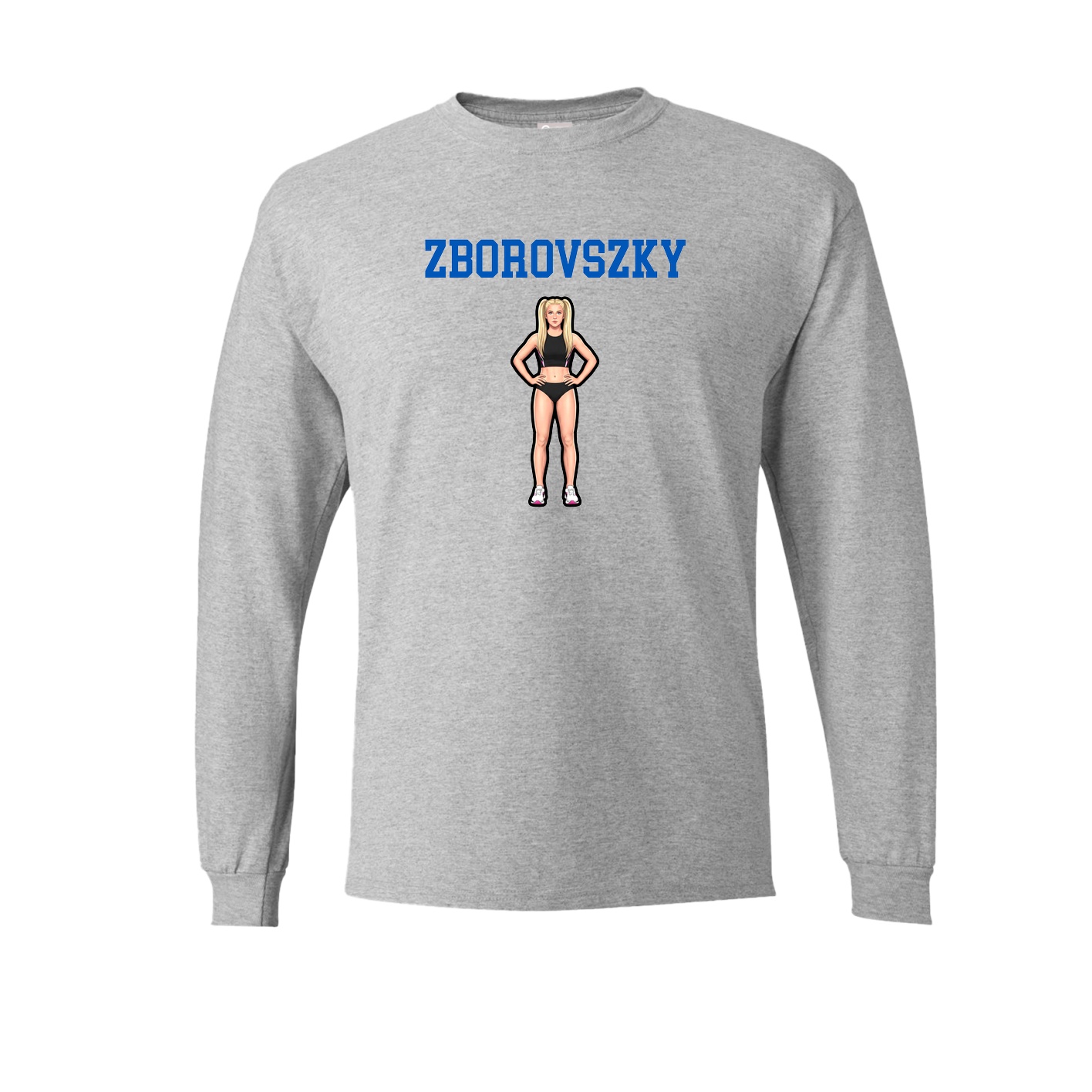 Long Sleeve Tee — Shirsey in Grey