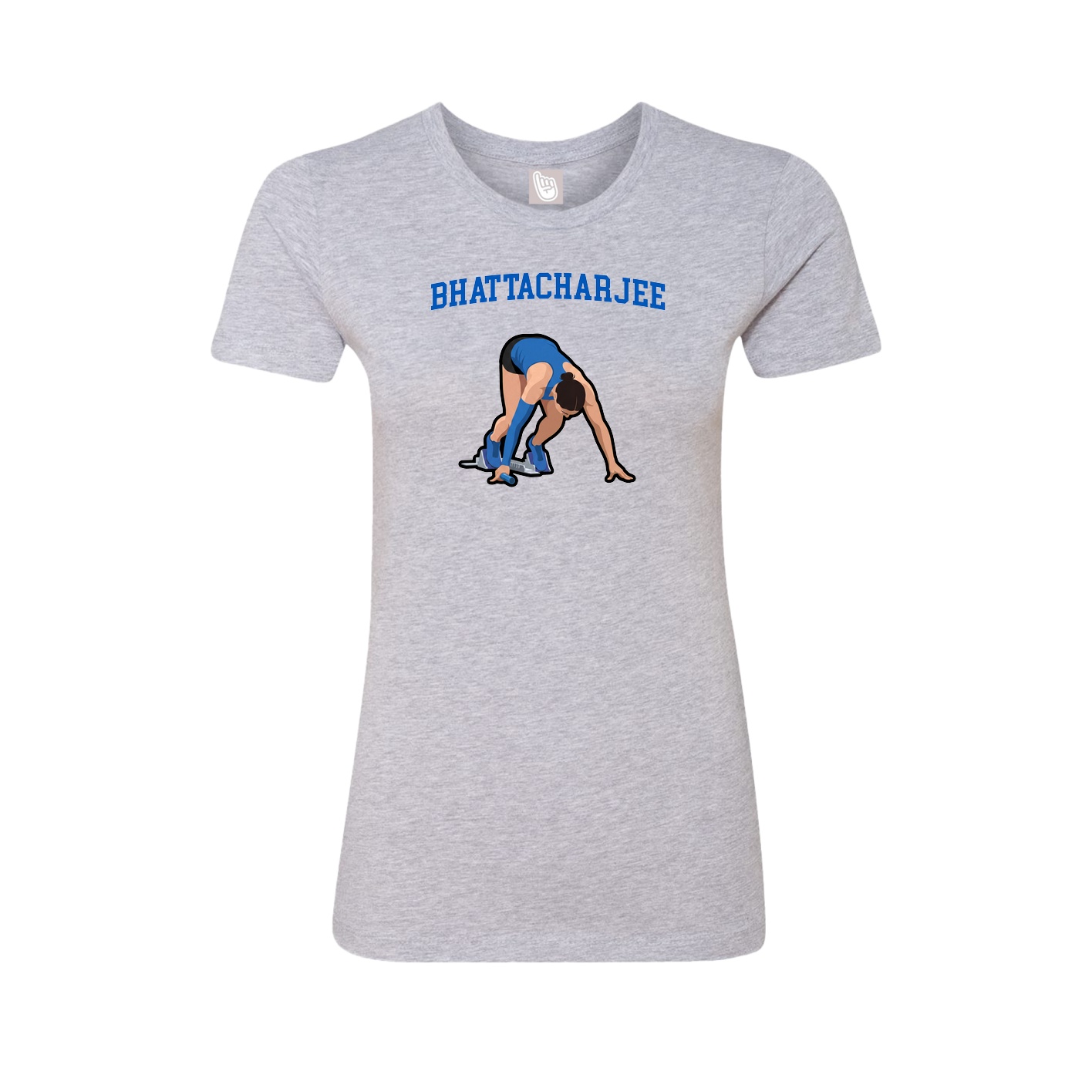 Fitted Women's Tee — Shirsey in Grey