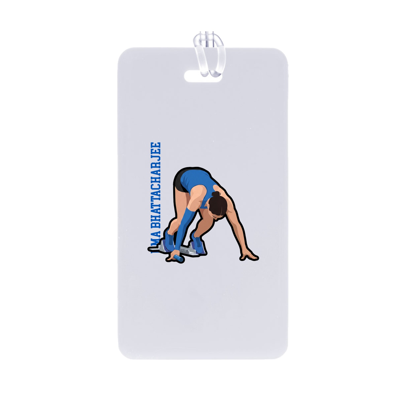 Bag Tag — Name Vertical in Classic
