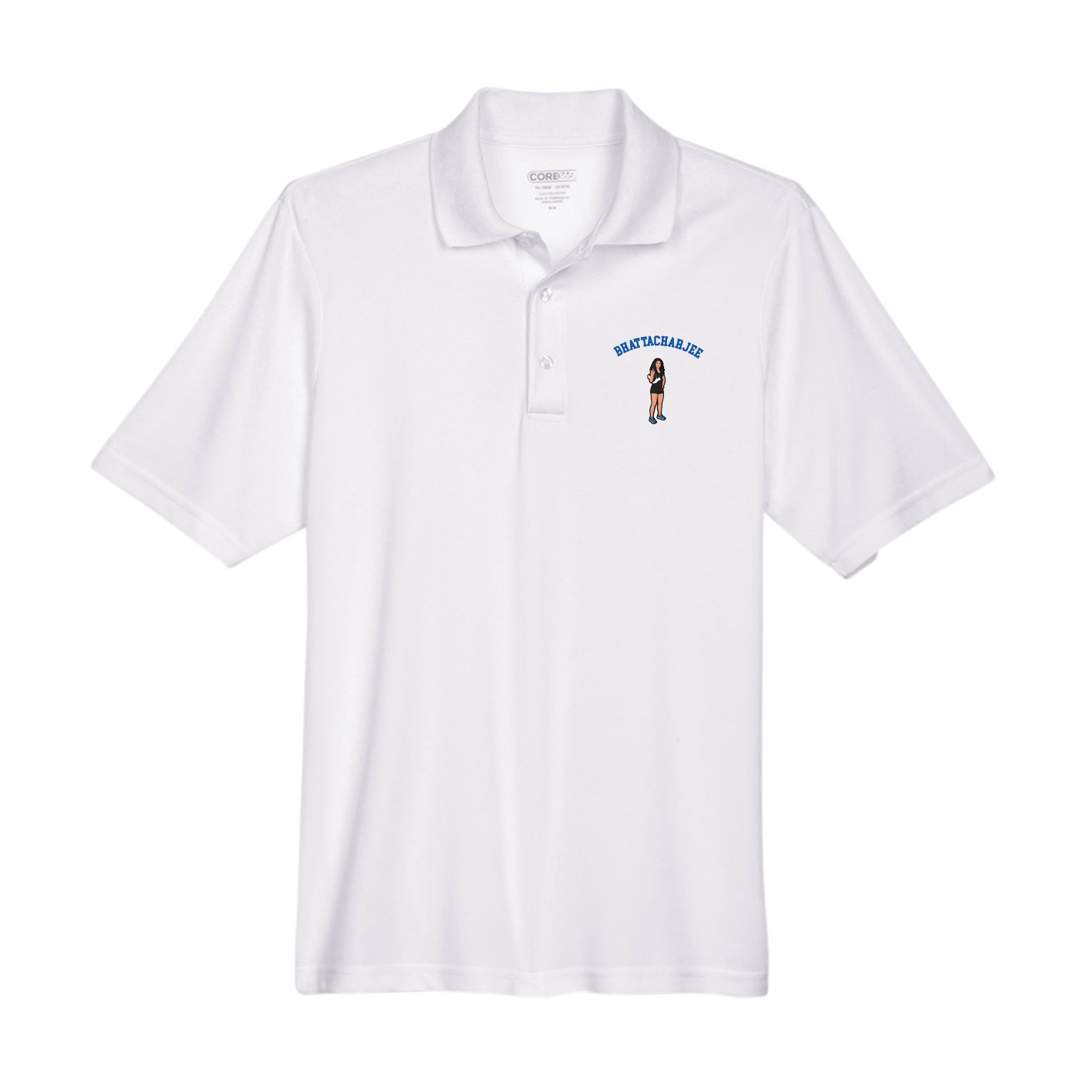 Performance Polo — Shirsey Arch in White