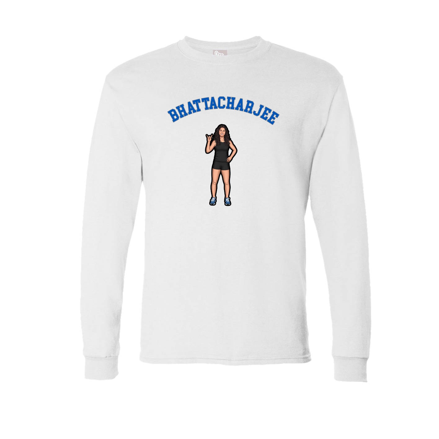 Long Sleeve Tee — Shirsey Arch in White