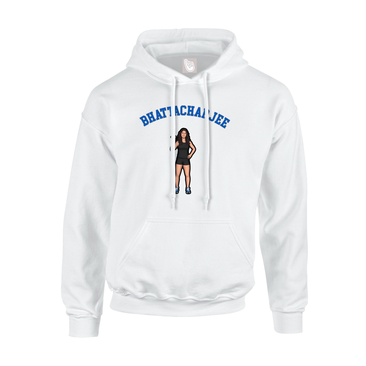Hoodie — Shirsey Arch in White