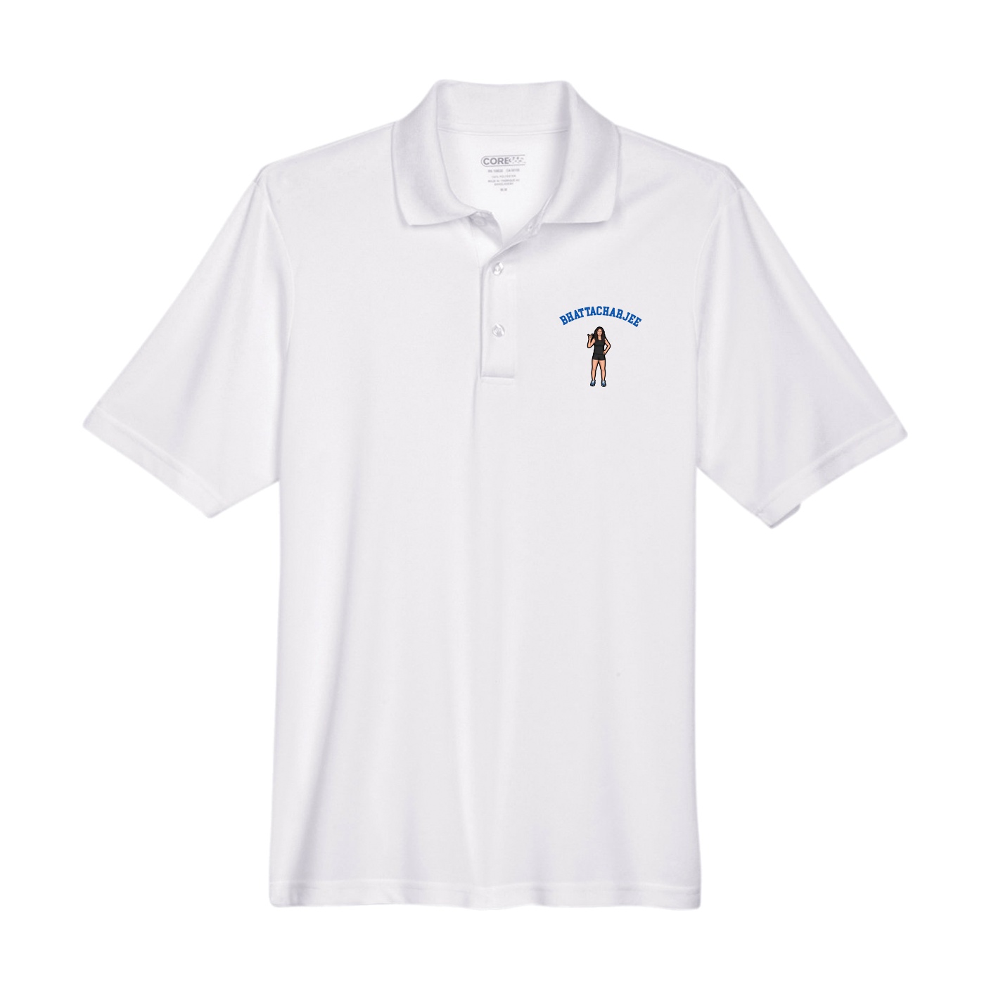 Performance Polo — Shirsey Arch in White