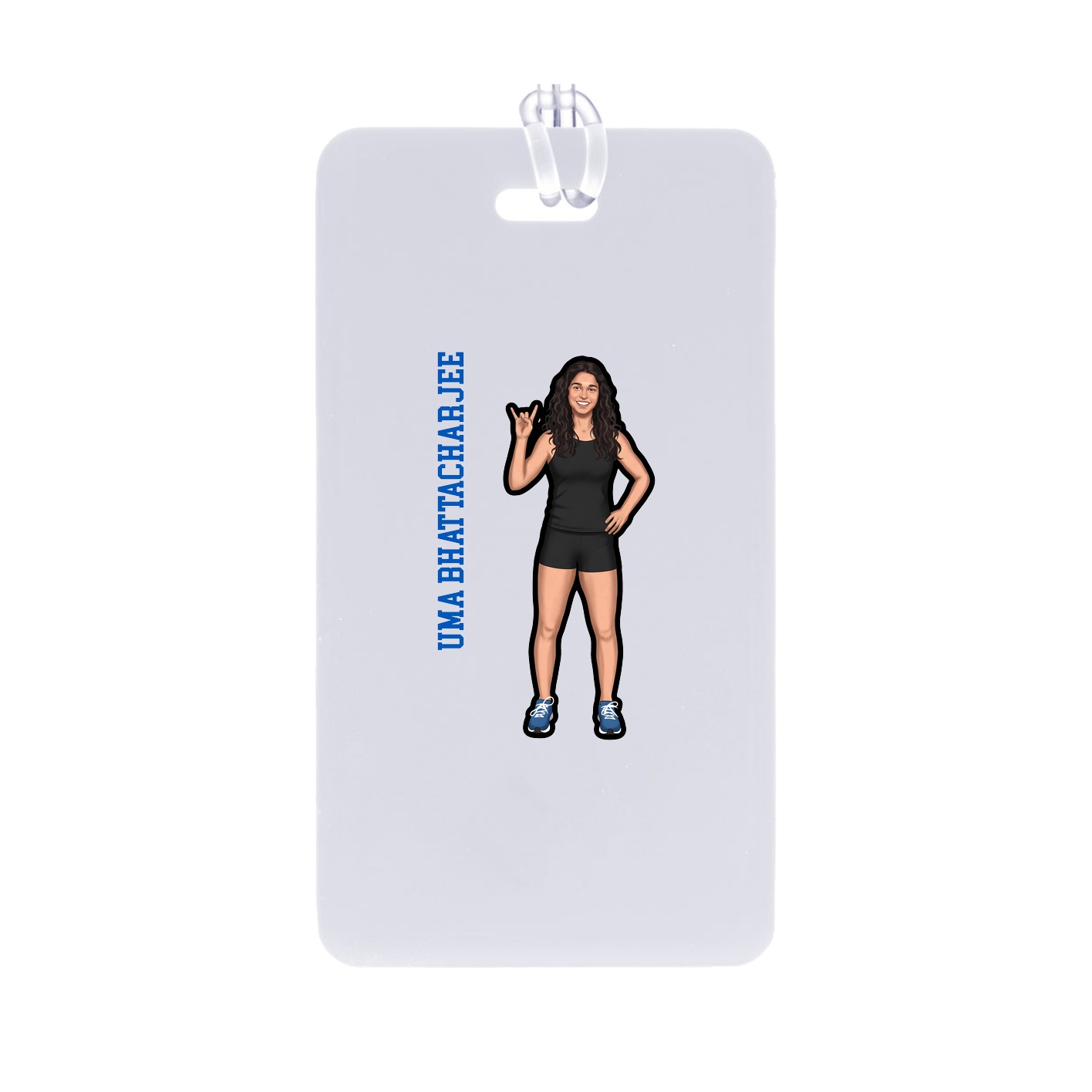 Bag Tag — Name Vertical in Classic