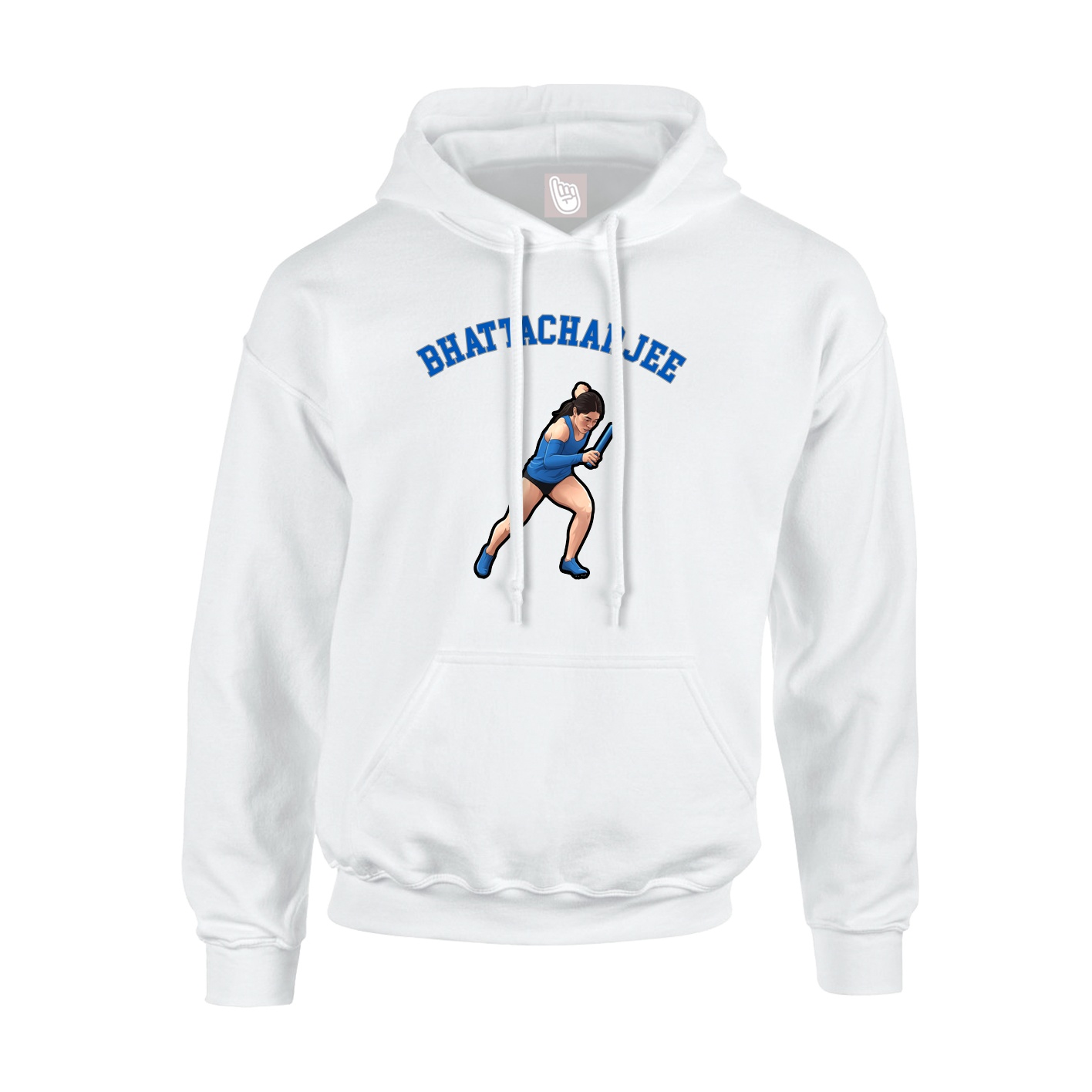 Hoodie — Shirsey Arch in White