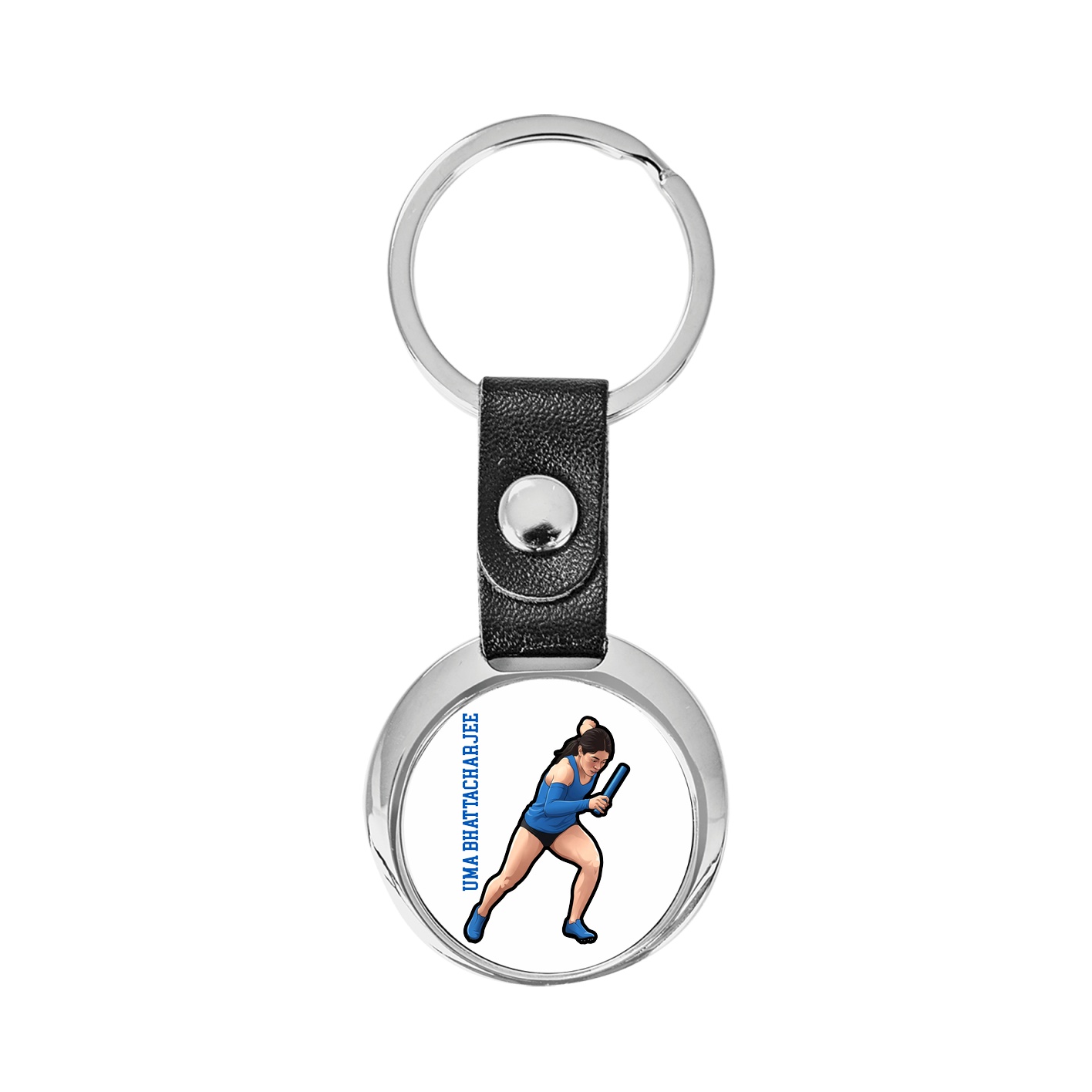 Key Chain — Name Vertical in Classic