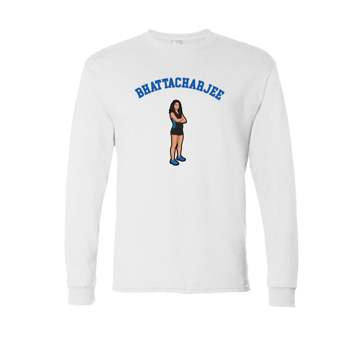Long Sleeve Tee — Shirsey Arch in White