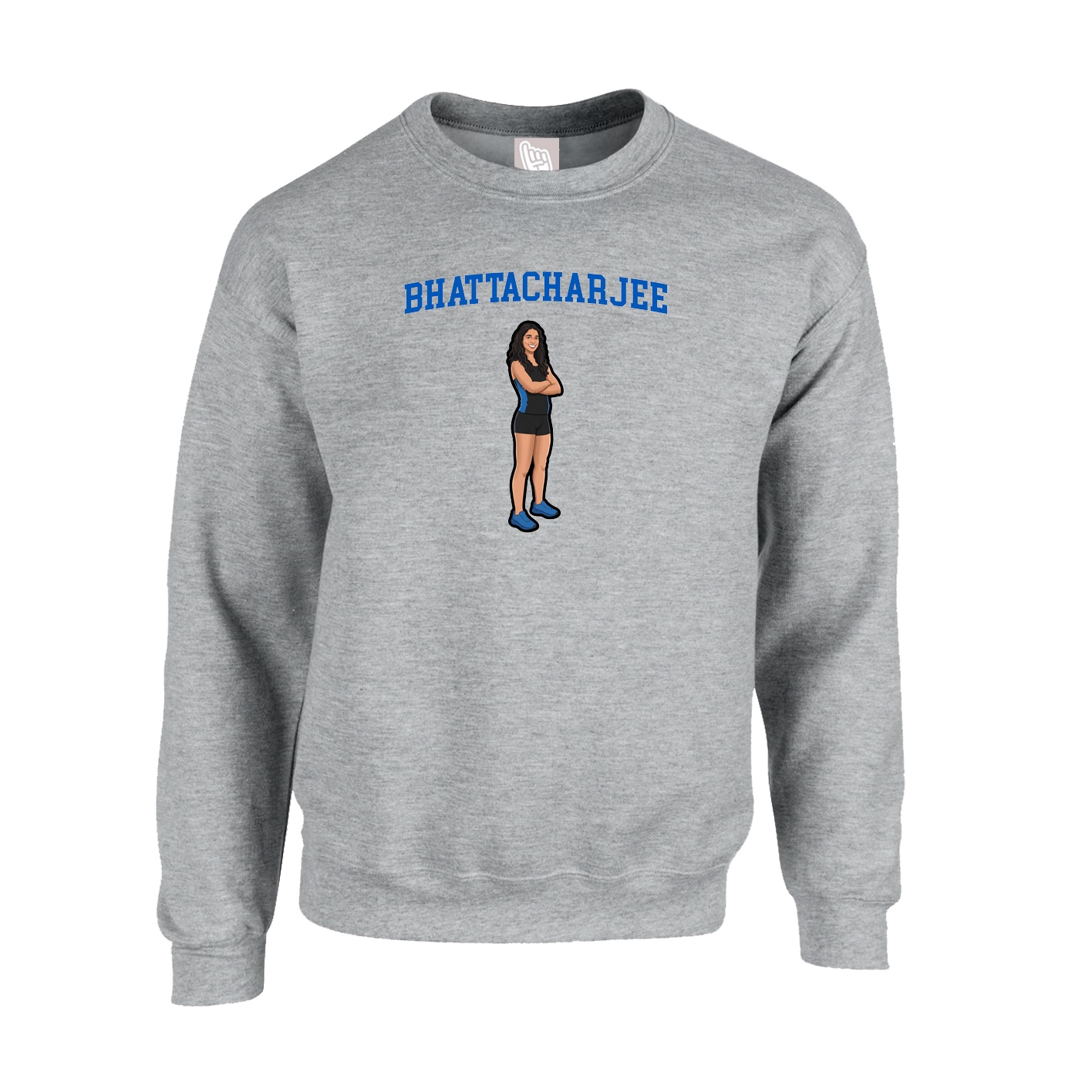 Fleece Crew — Shirsey in Grey