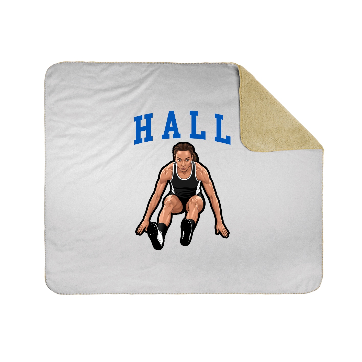 Throw Blanket — Shirsey in White