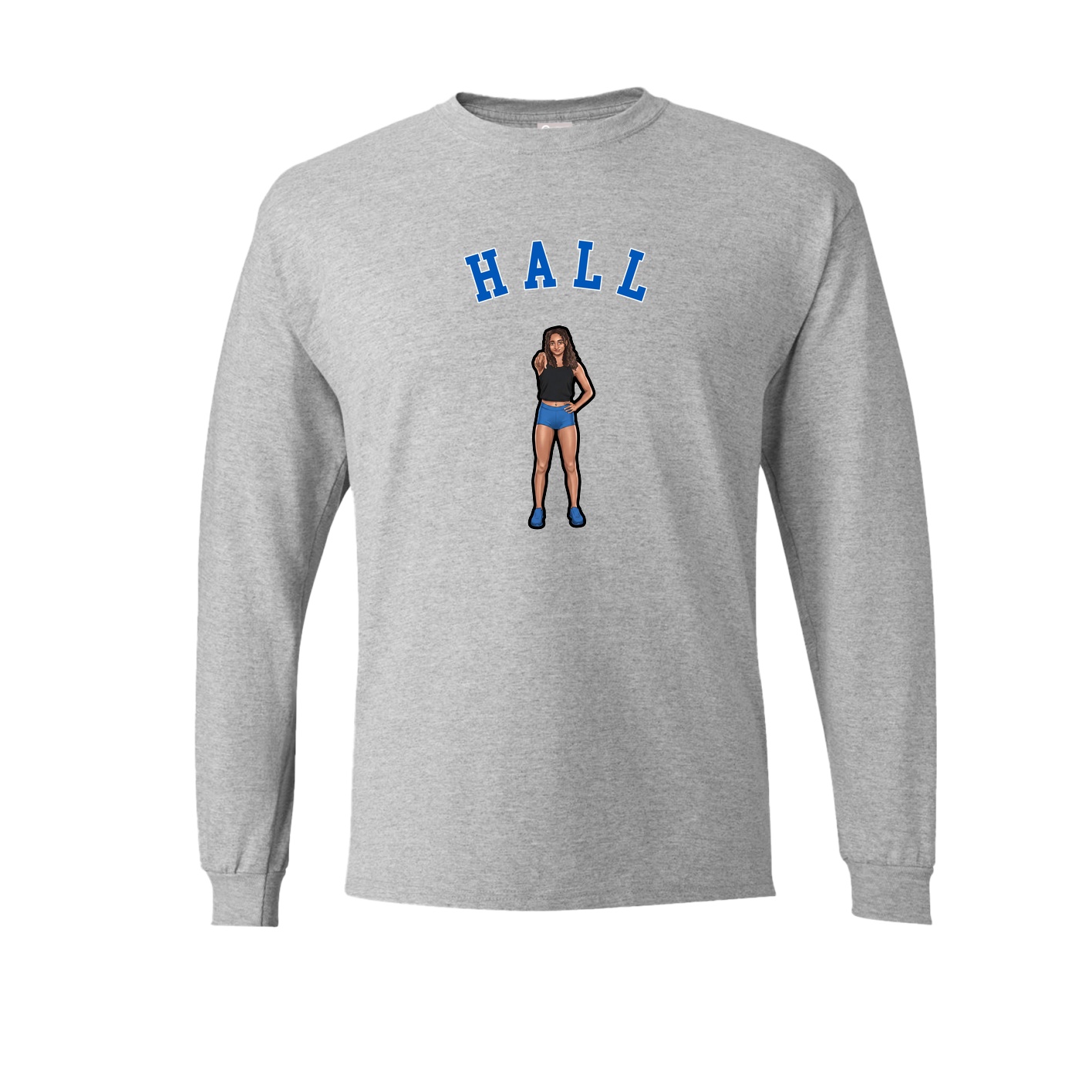 Long Sleeve Tee — Shirsey Arch in Grey