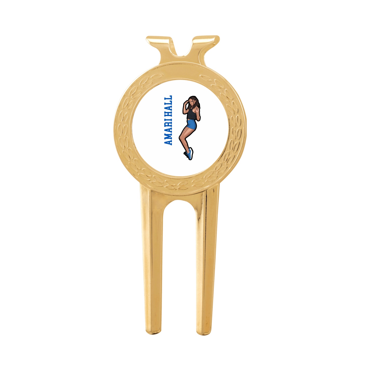 Divot Tool with Ball Marker — Name Vertical in Classic