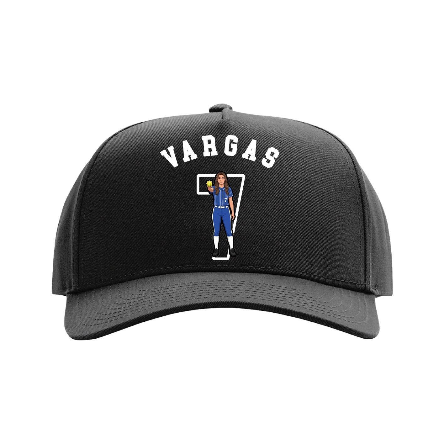 Full Fabric Five-Panel Champ Cap