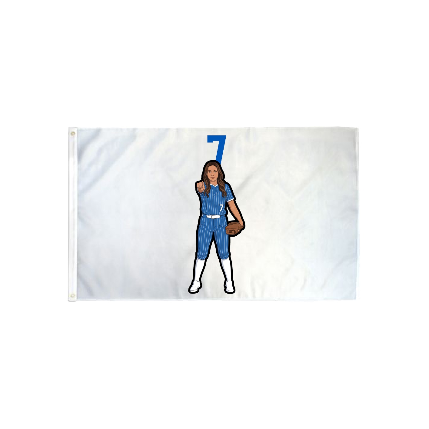 3x5 Flag — Number Top in Classic