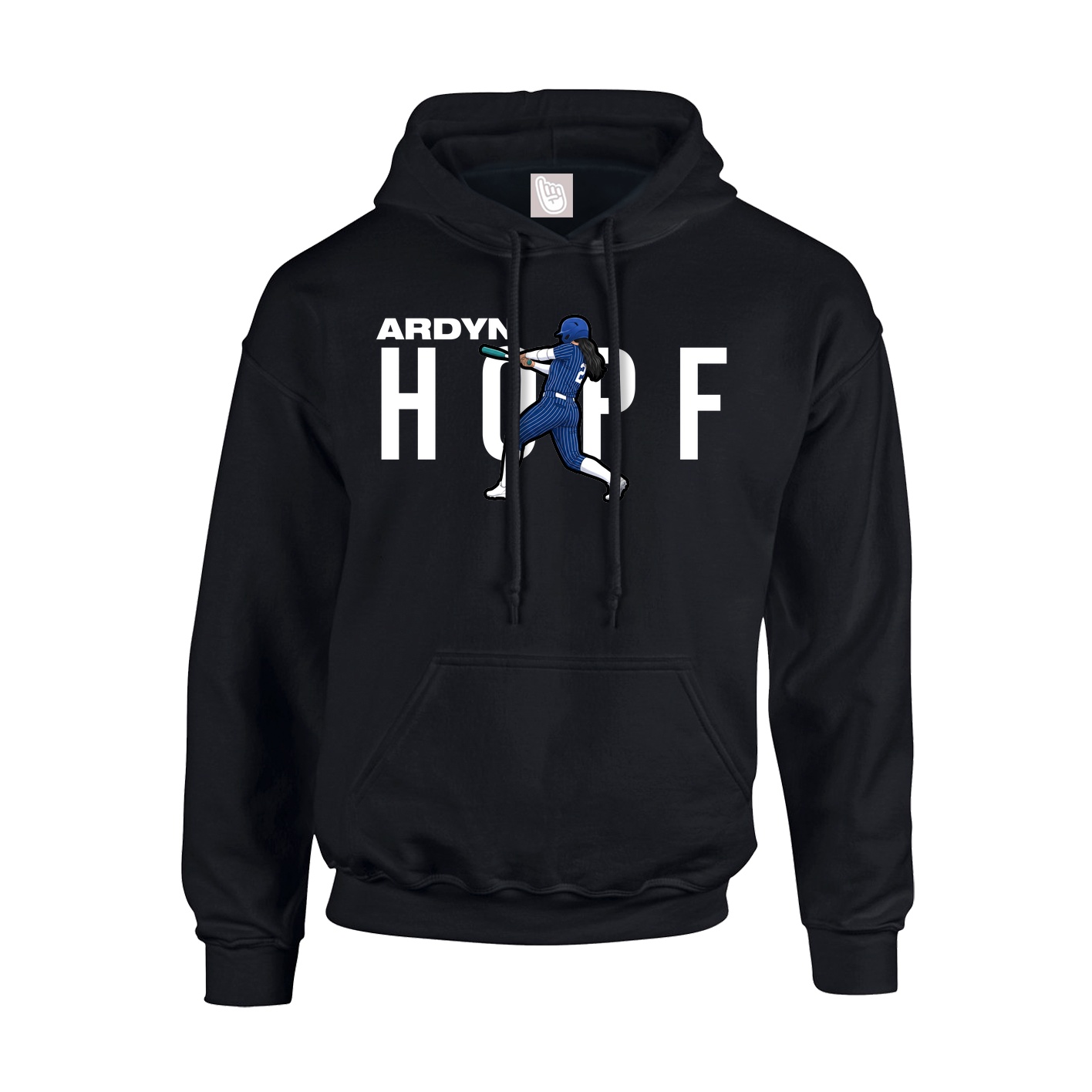 Hoodie — Player Name in Black