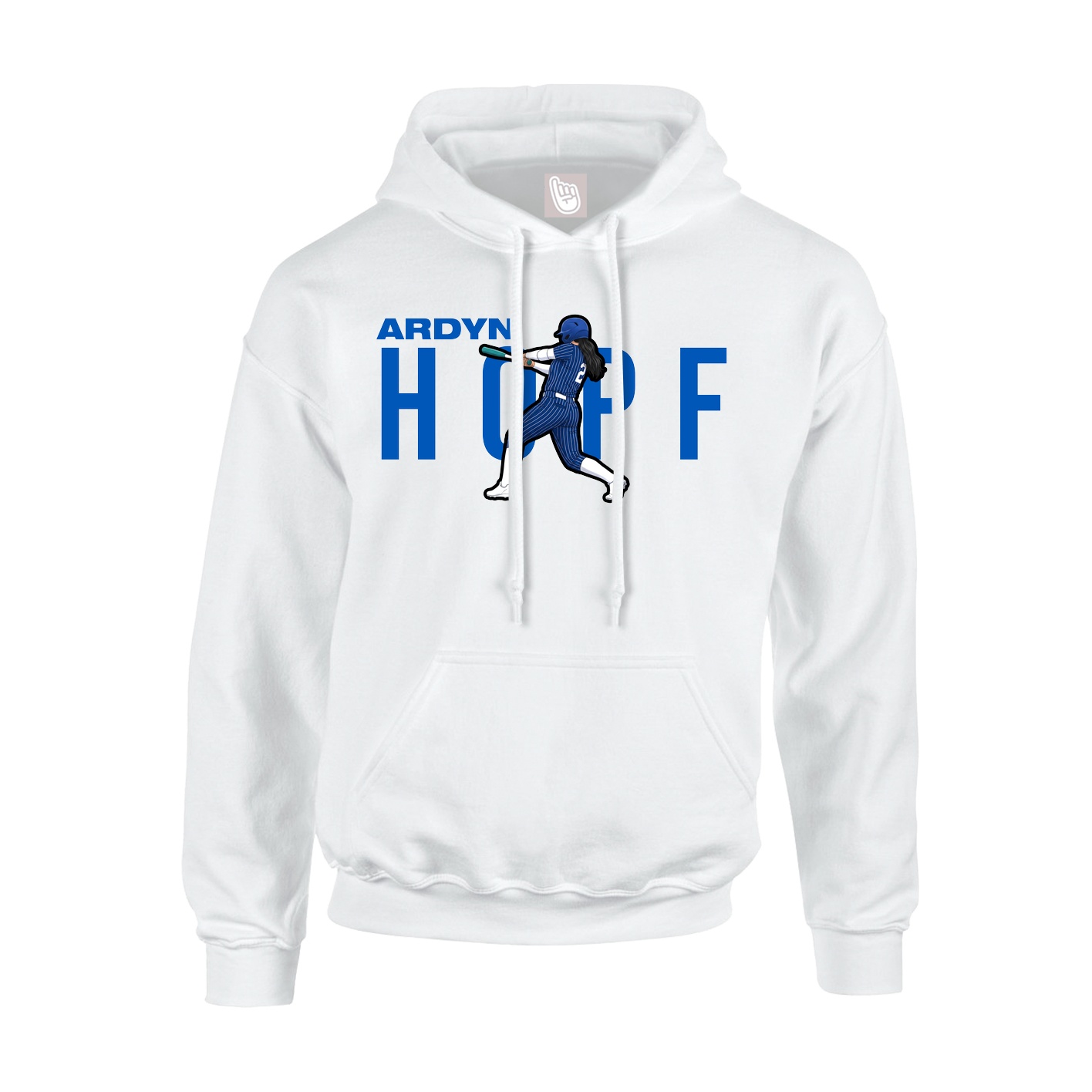 Hoodie — Player Name in White