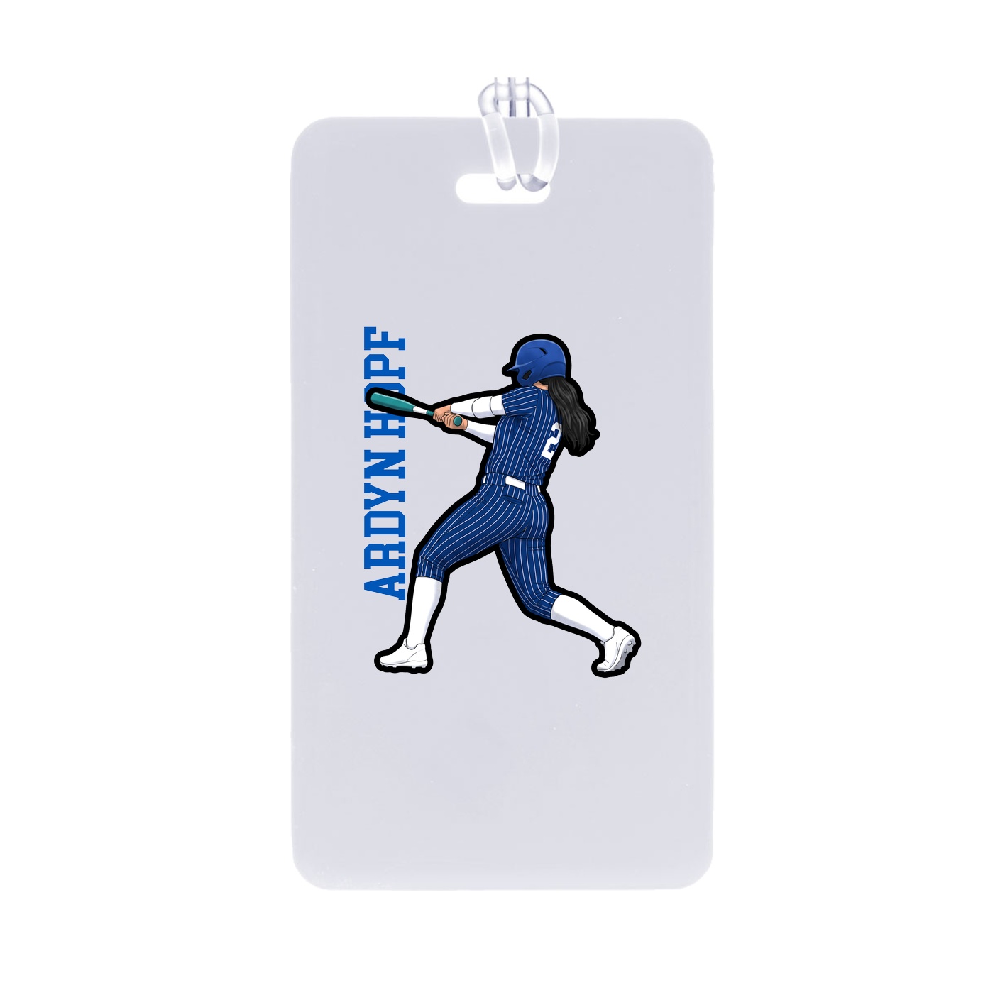 Bag Tag — Name Vertical in Classic