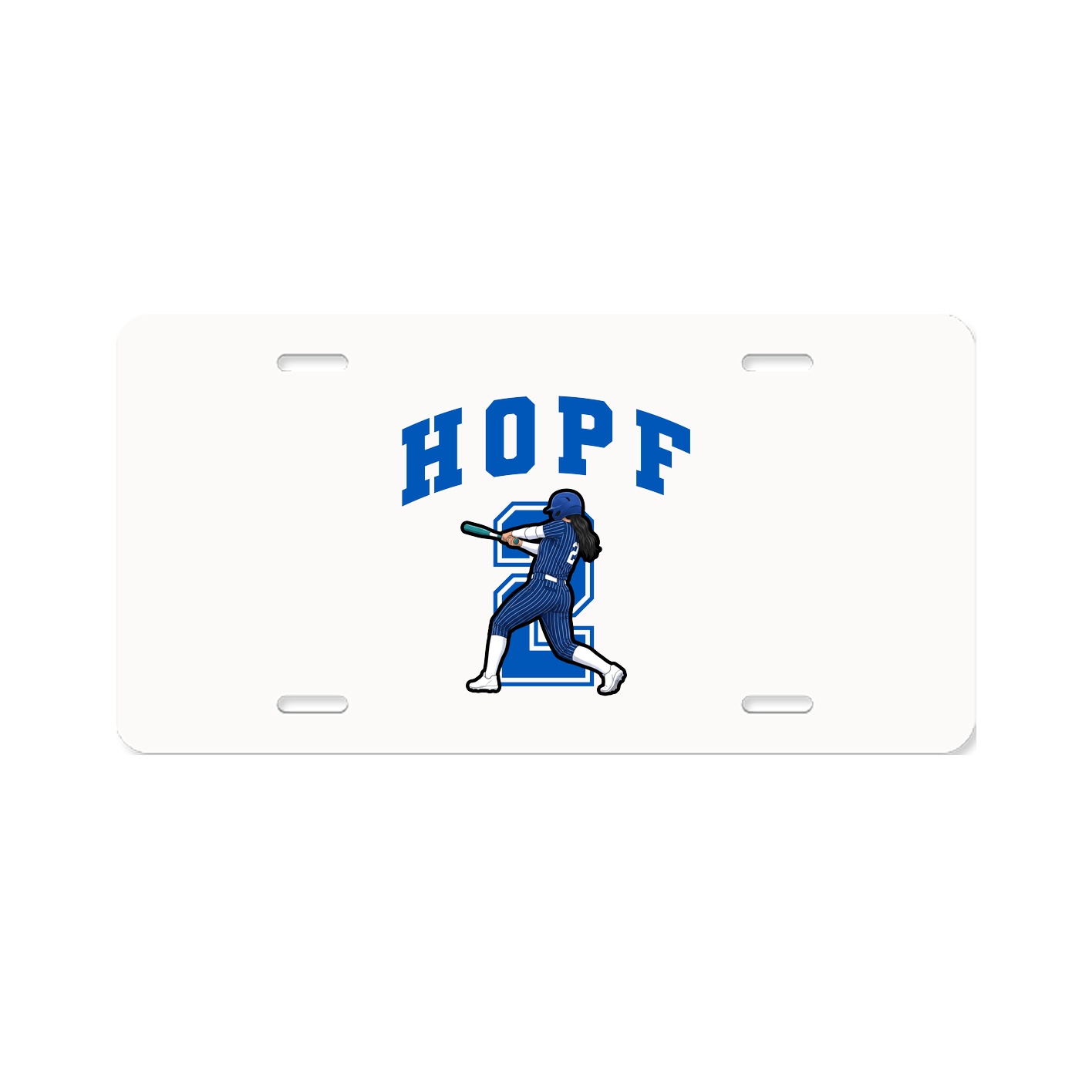 License Plate — Number in Classic