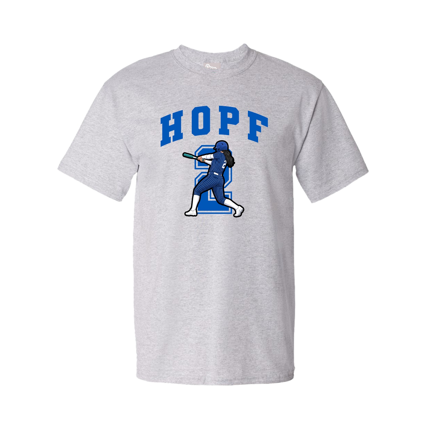 Youth Tee — Number in Grey