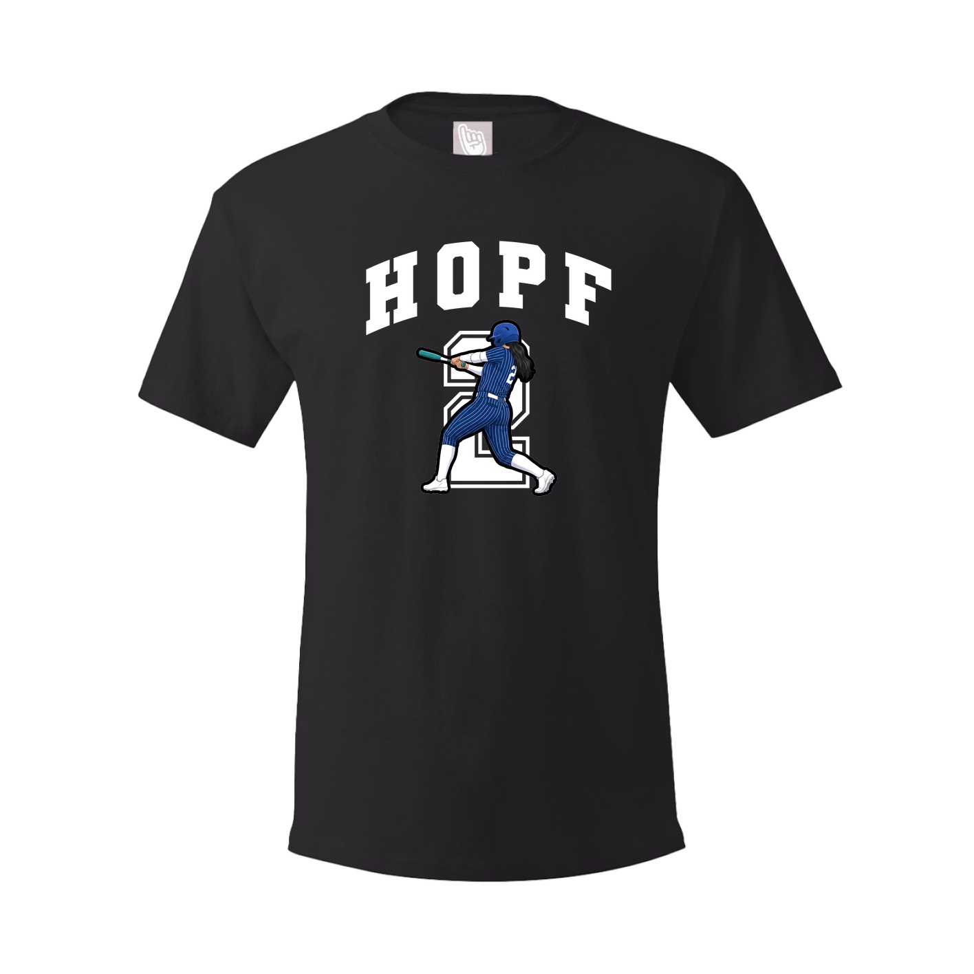 Youth Tee — Number in Black