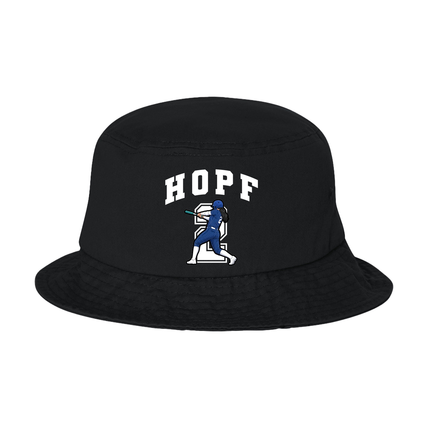 Bucket Cap — Number in Black