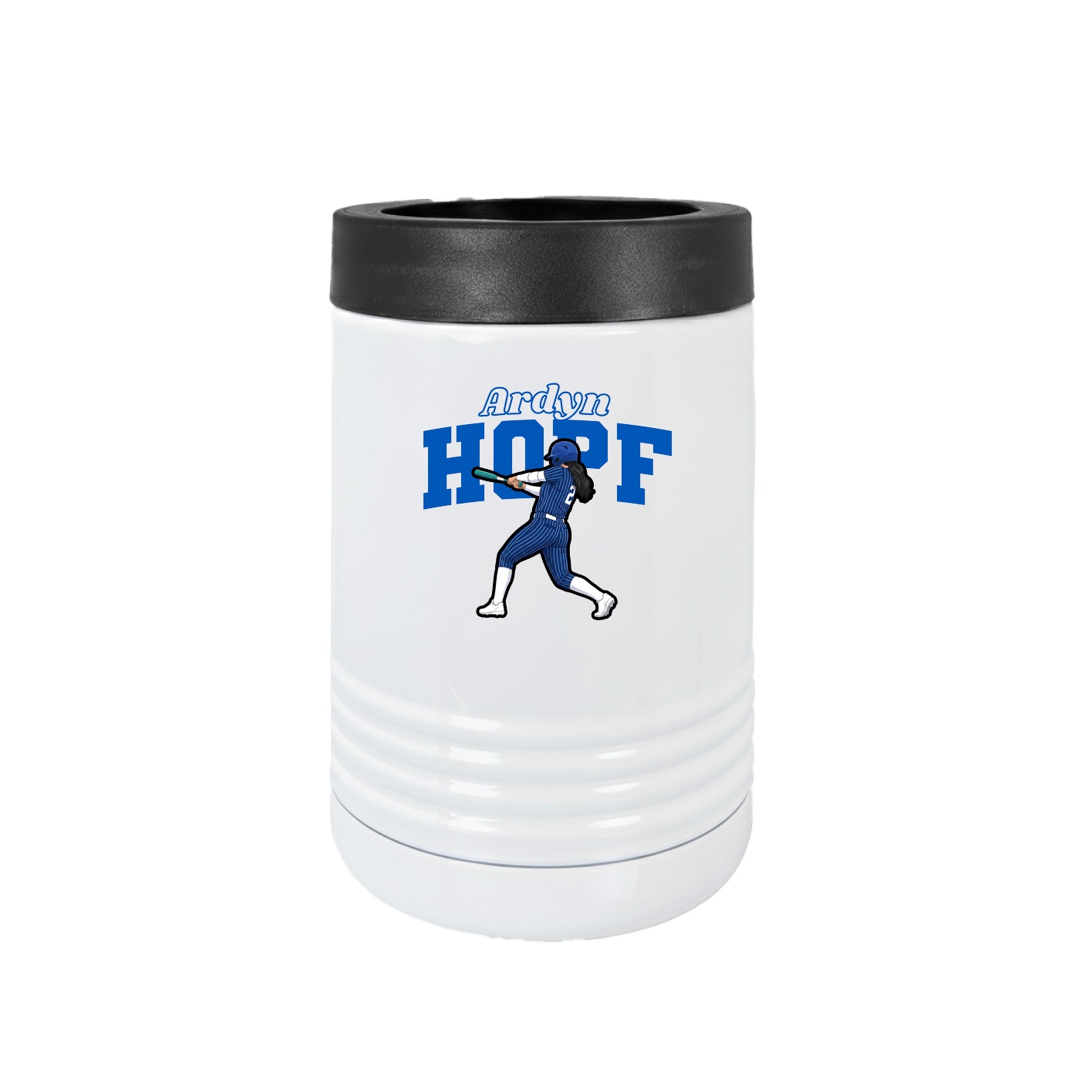 Beverage Holder — Name Arch in White