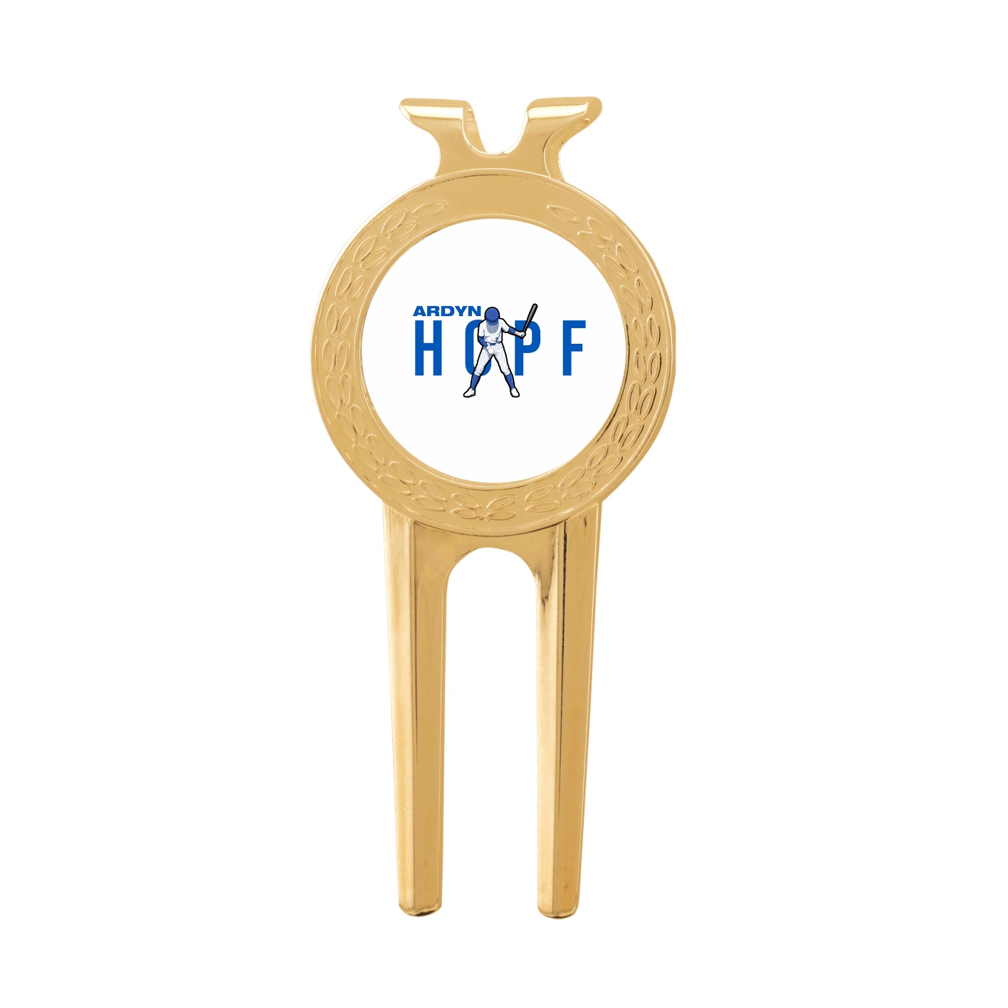 Divot Tool with Ball Marker — Player Name in Classic