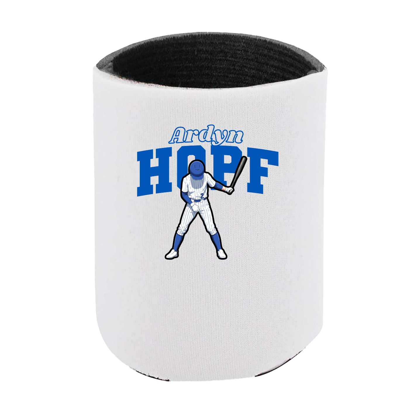 Can Holder — Name Arch in White