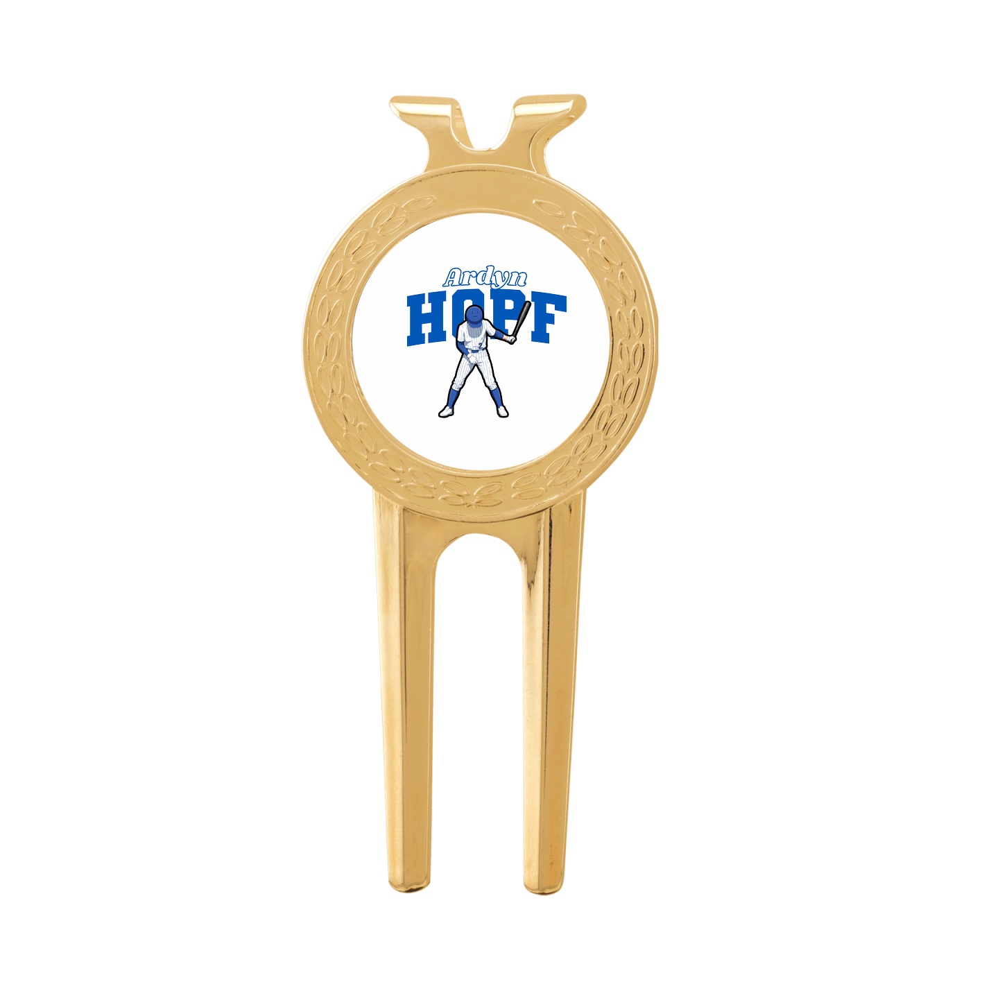 Divot Tool with Ball Marker — Name Arch in Classic