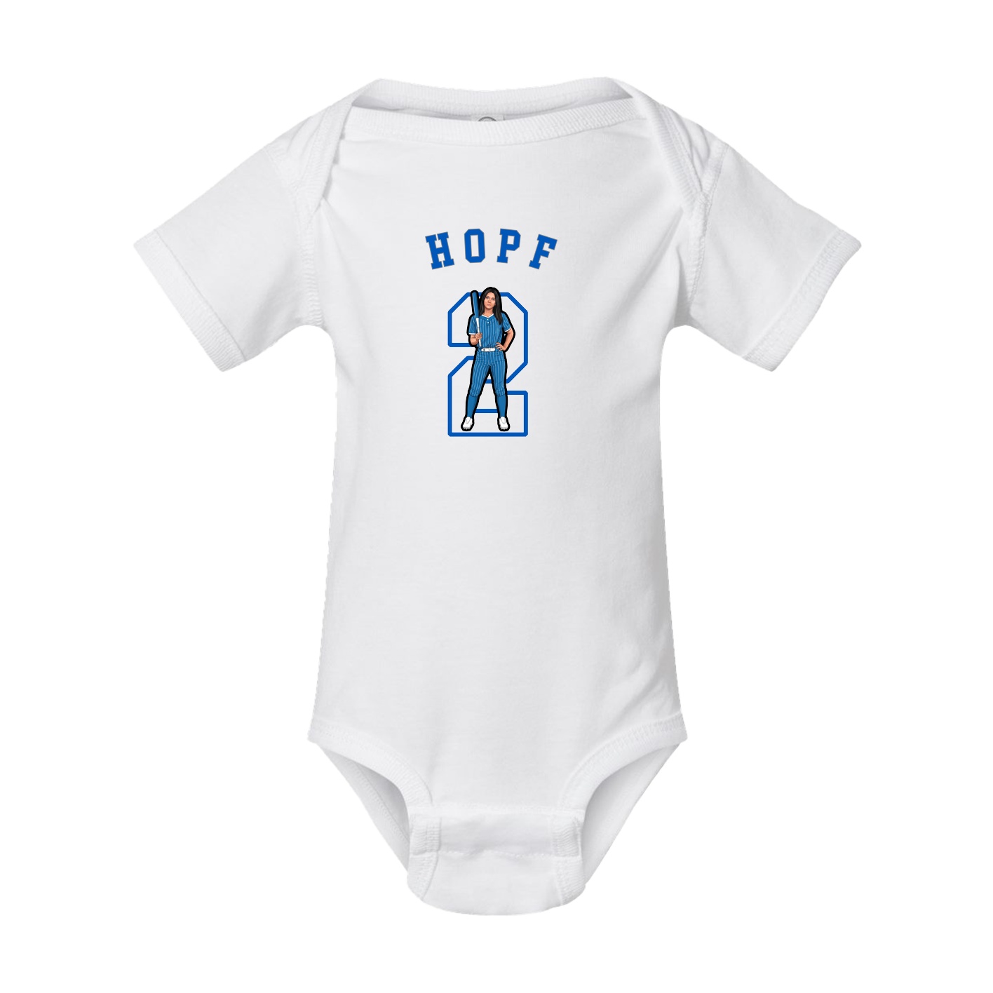Baby Onesie — Shirsey Arch in White