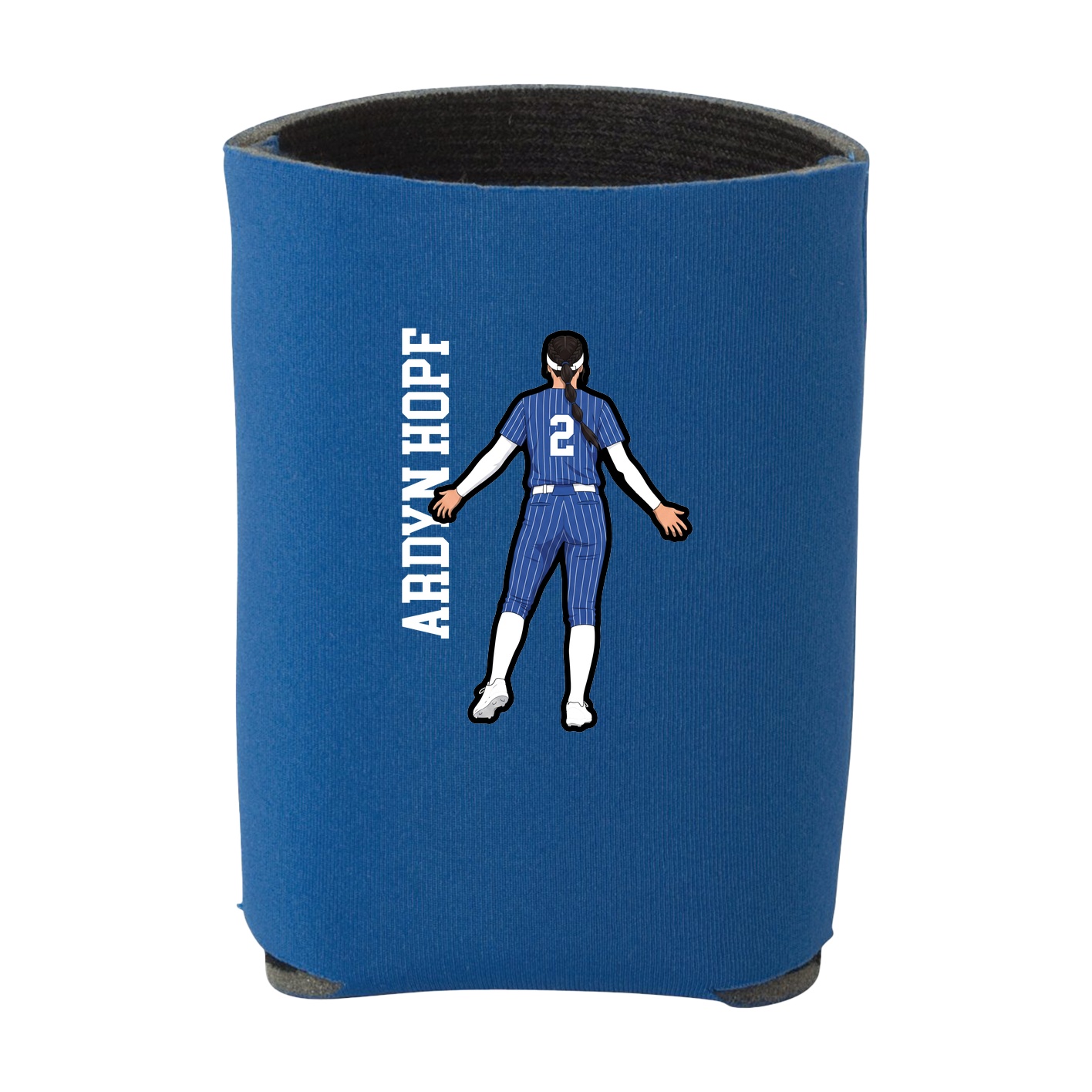 Can Holder — Name Vertical in Royal