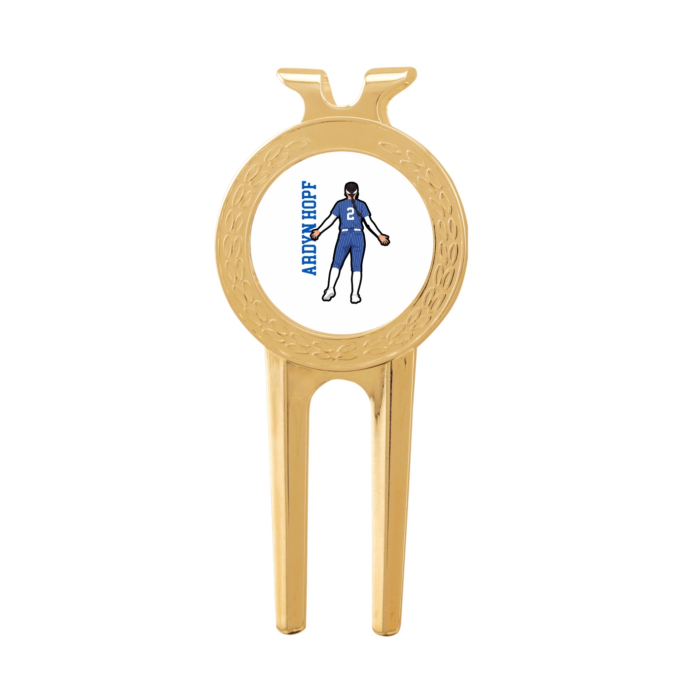 Divot Tool with Ball Marker — Name Vertical in Classic
