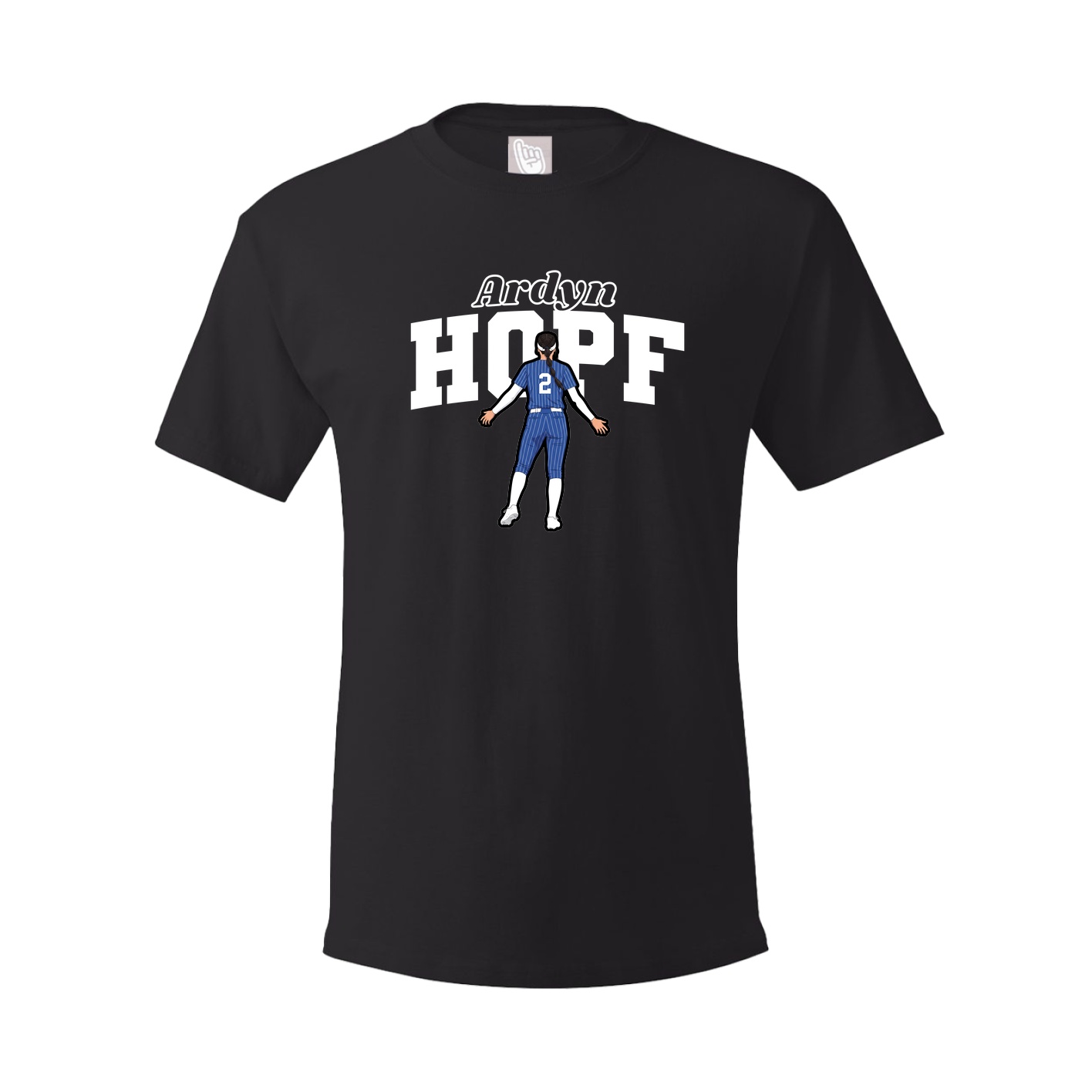 Youth Tee — Name Arch in Black