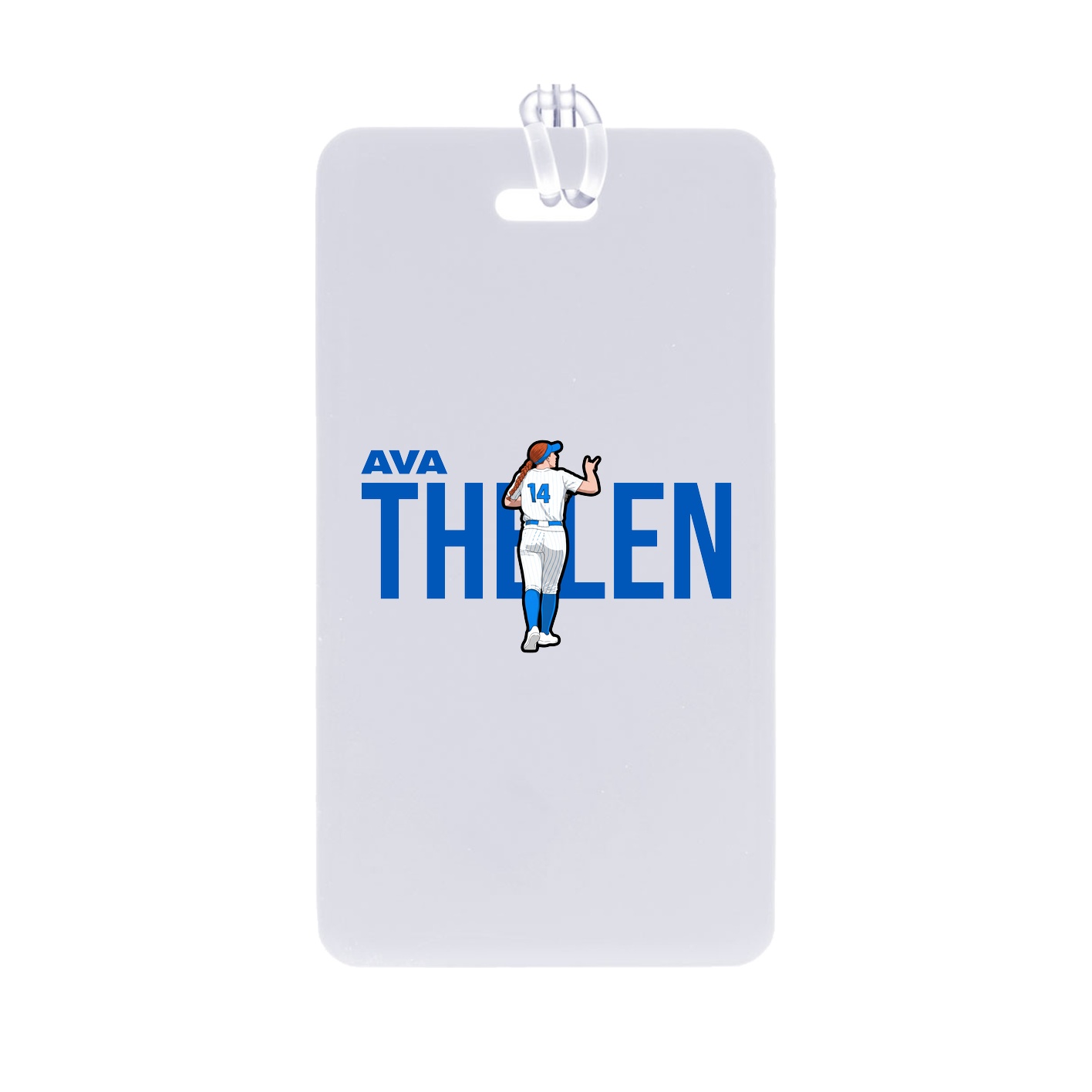 Bag Tag — Player Name in Classic
