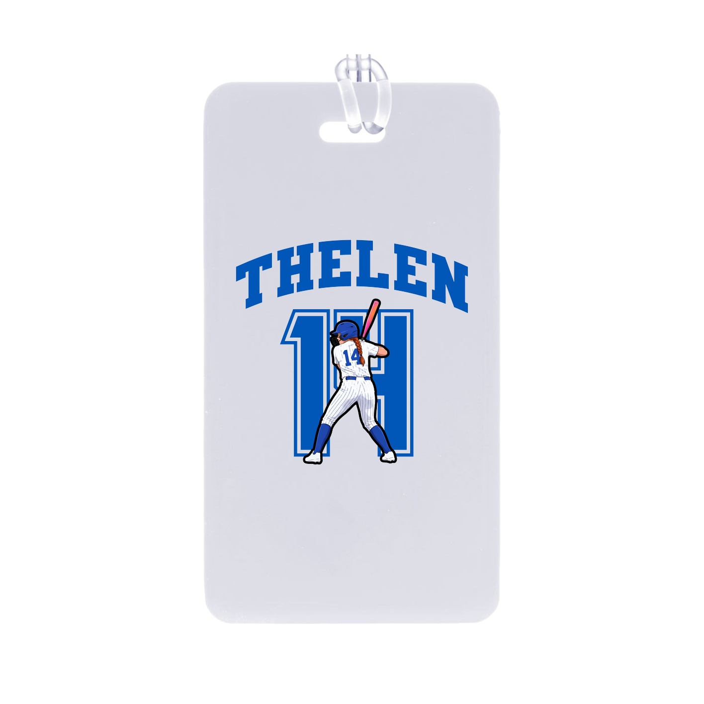 Bag Tag — Number in Classic