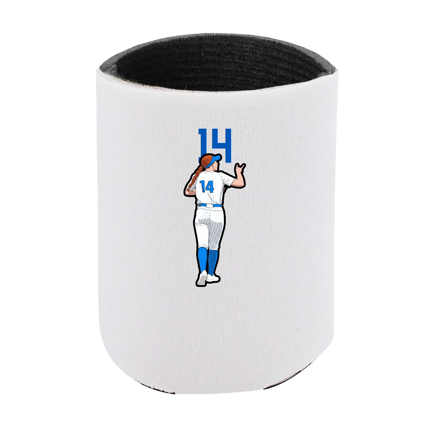 Can Holder — Number Top in White